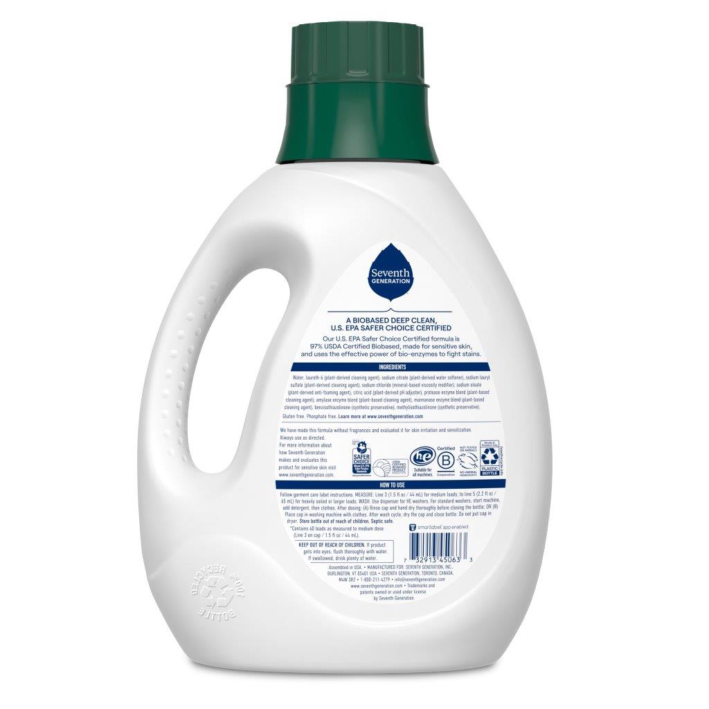 Seventh Generation 000000000068652605 Laundry-Detergent - View #2
