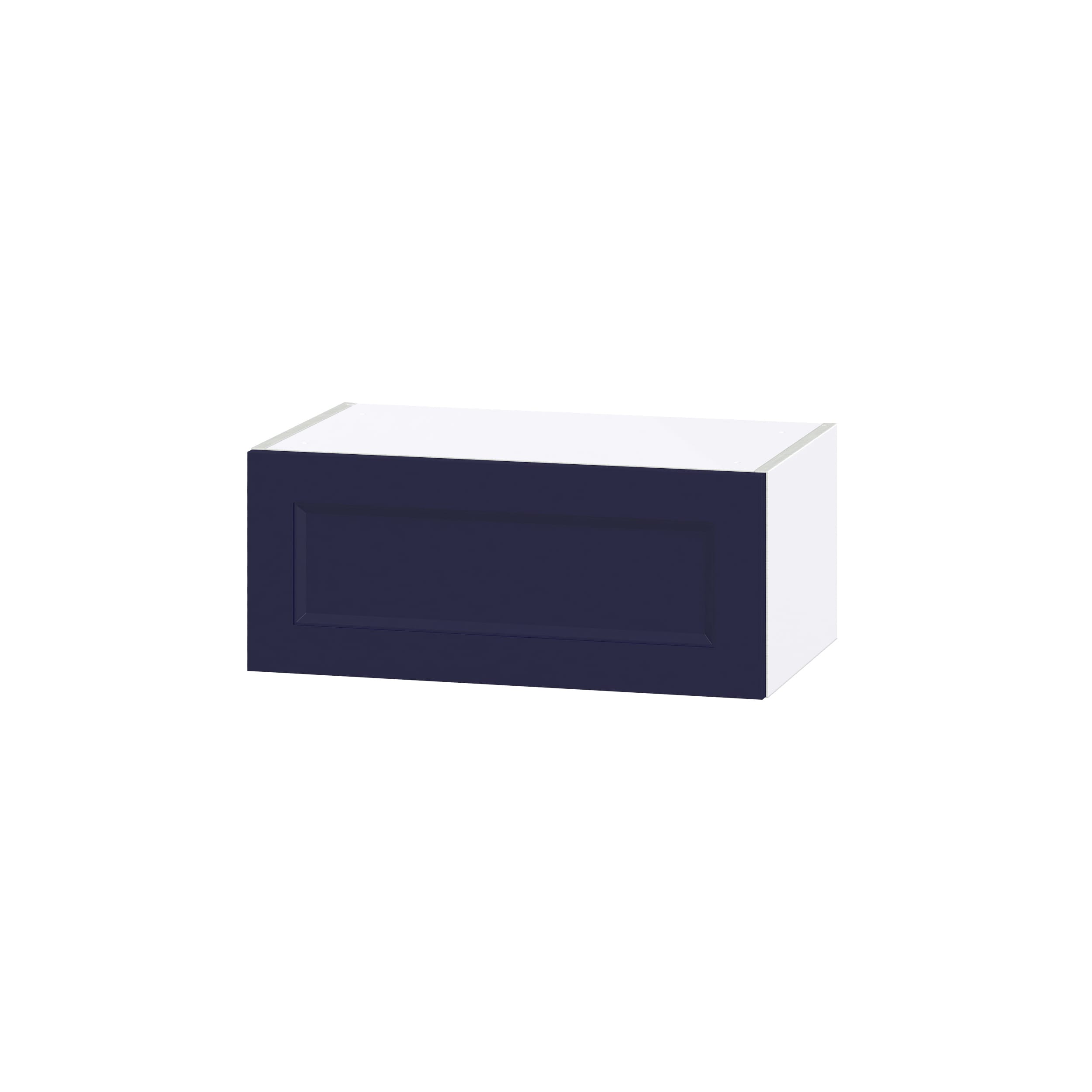 Hugo&Borg DSWLU2410-LO Lorette 24-in W x 10-in H x 14-in D Navy Blue Wall Fully assembled Cabinet (Recessed Panel Shaker)