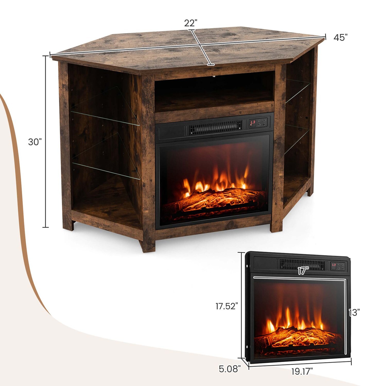 Costway CSHY000107 Tv-Stands - View #3
