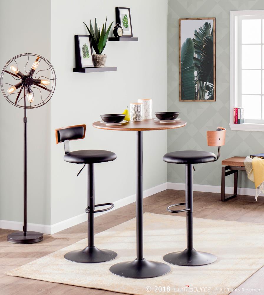 LumiSource TB-PEB BK+WL Dining-Tables - View #5