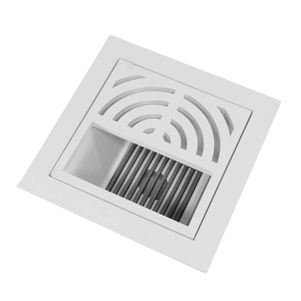 Jones Stephens S49073 Complete Floor Sink Hub Fit 12-in x 8-in White PVC Floor drain