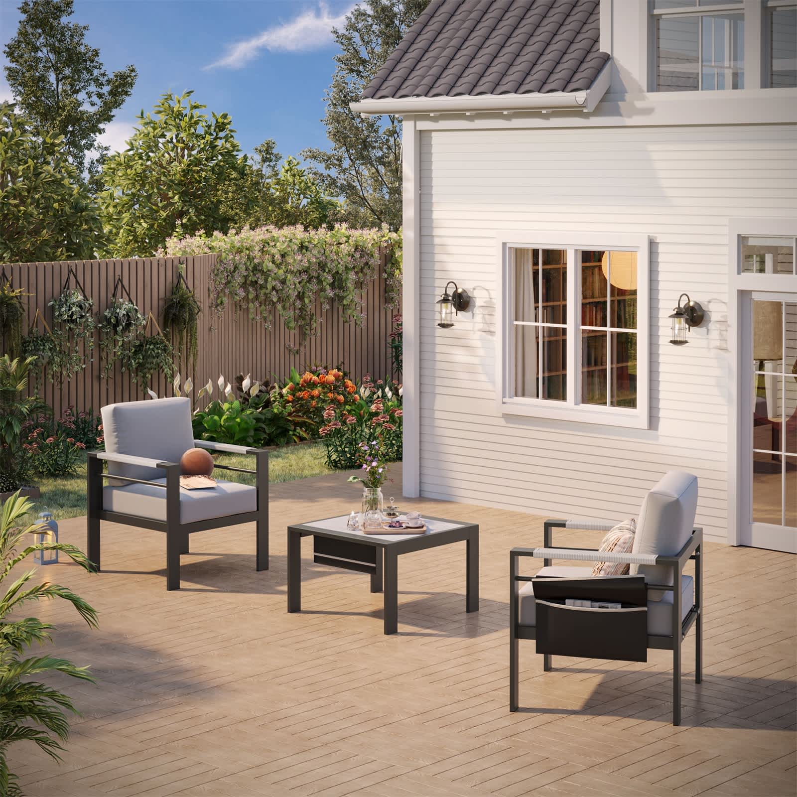 Bestier LOW-O300260C-ALMB Patio-Tables - View #3