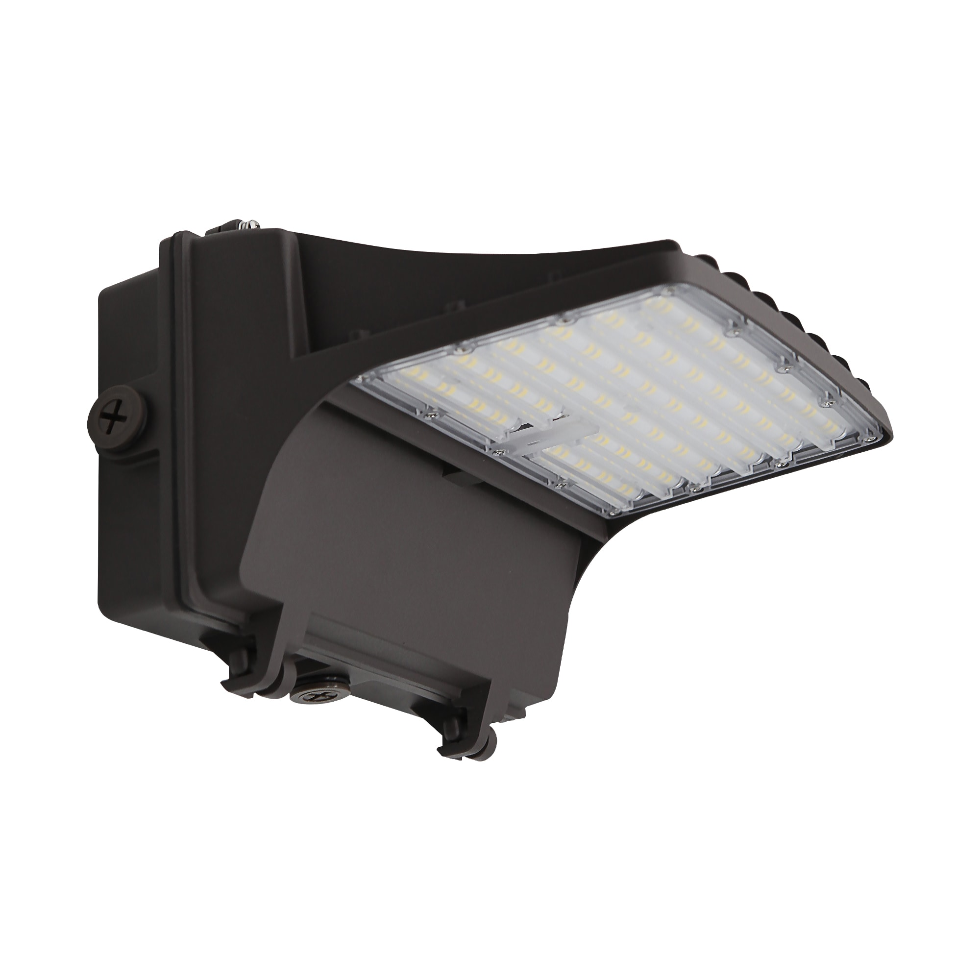 Lucere FWP03S-60WLW 450 -Watt EQ Bronze Hardwired LED Outdoor Wall Pack Light 7800 -Lumen