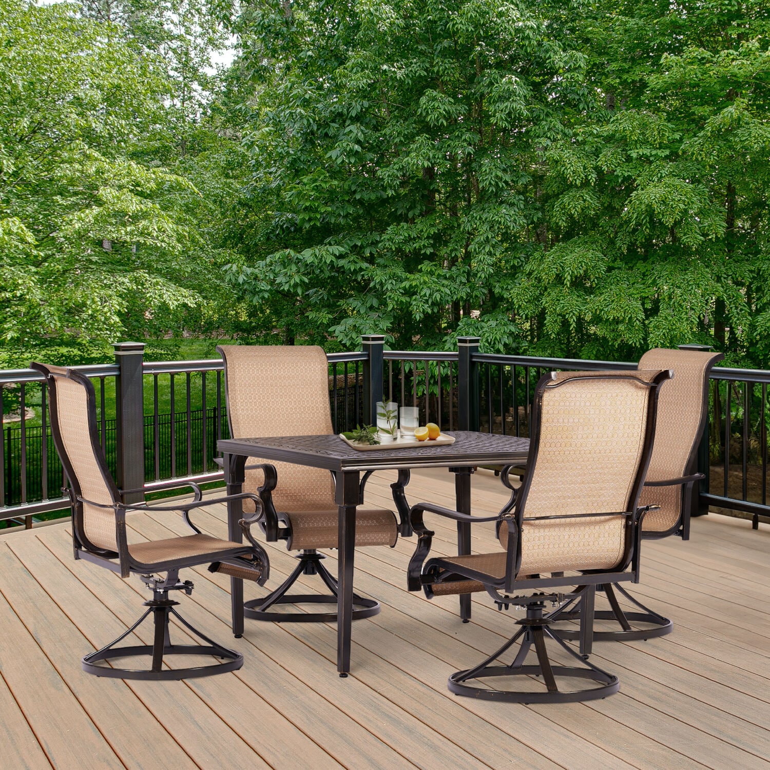 Hanover BRIGDN5PCSWSQ Patio-Dining-Sets - View #8