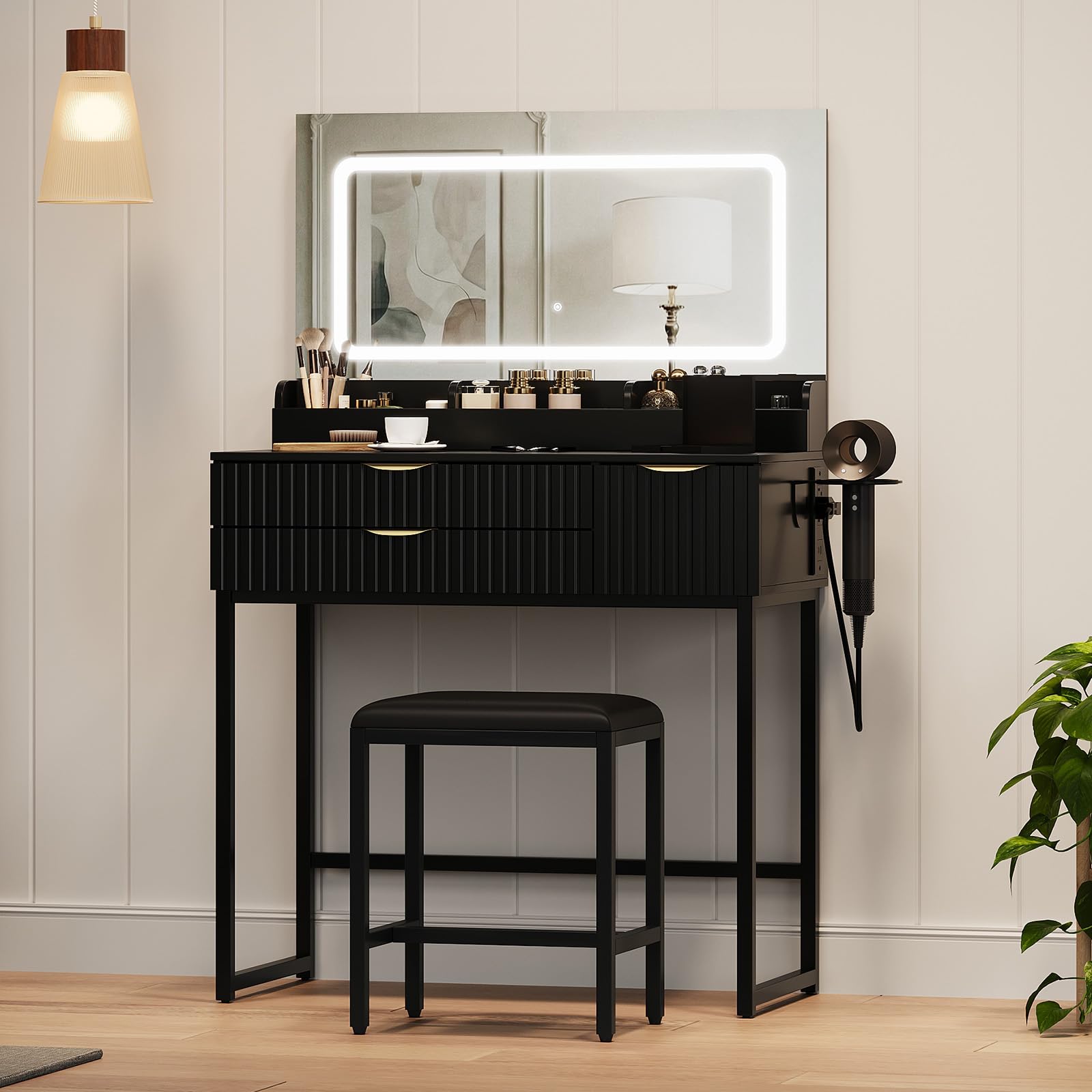 DEXSO CHU-C-RVNKS340KKK Bedroom-Vanities - View #2