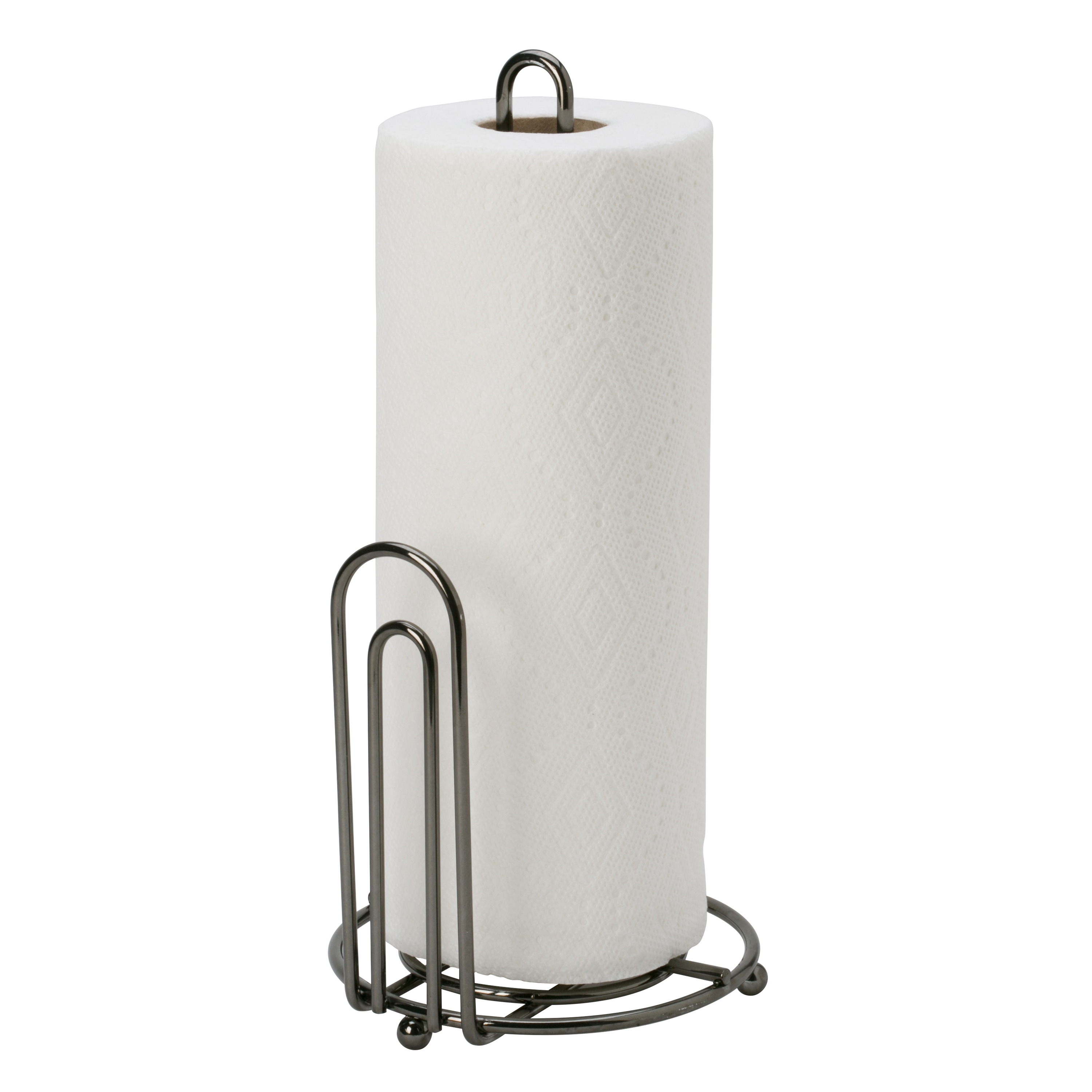 SMARTAKE Paper Towel Holder, Standing Kitchen Roll Holder with