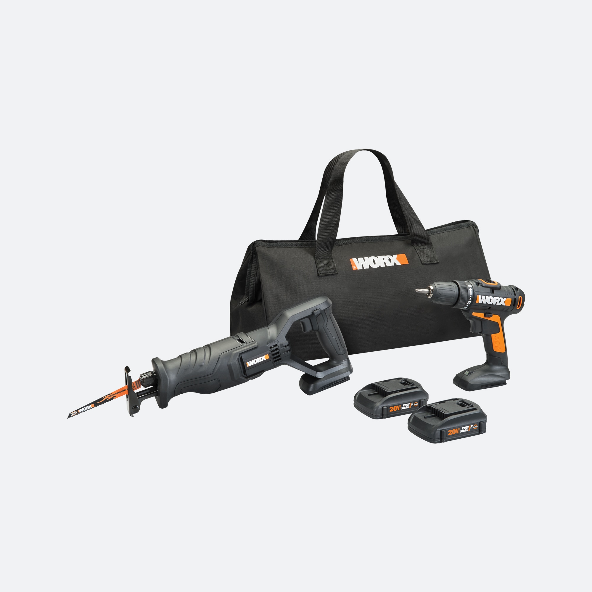 Worx Drill Battery Charger Carry Tool Bag Holder 