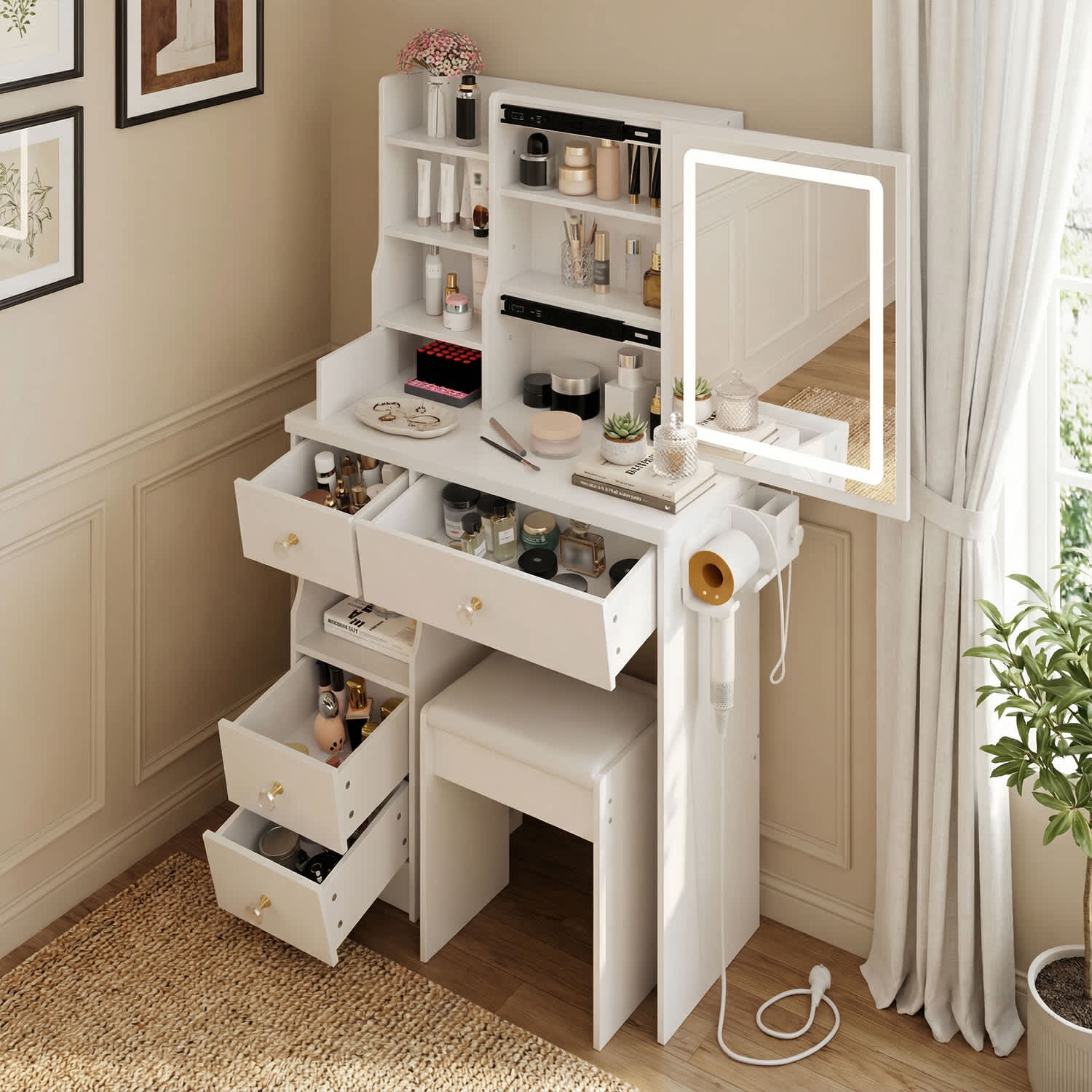 VERYKE WZT-JLYC00070 Bedroom-Vanities - View #5