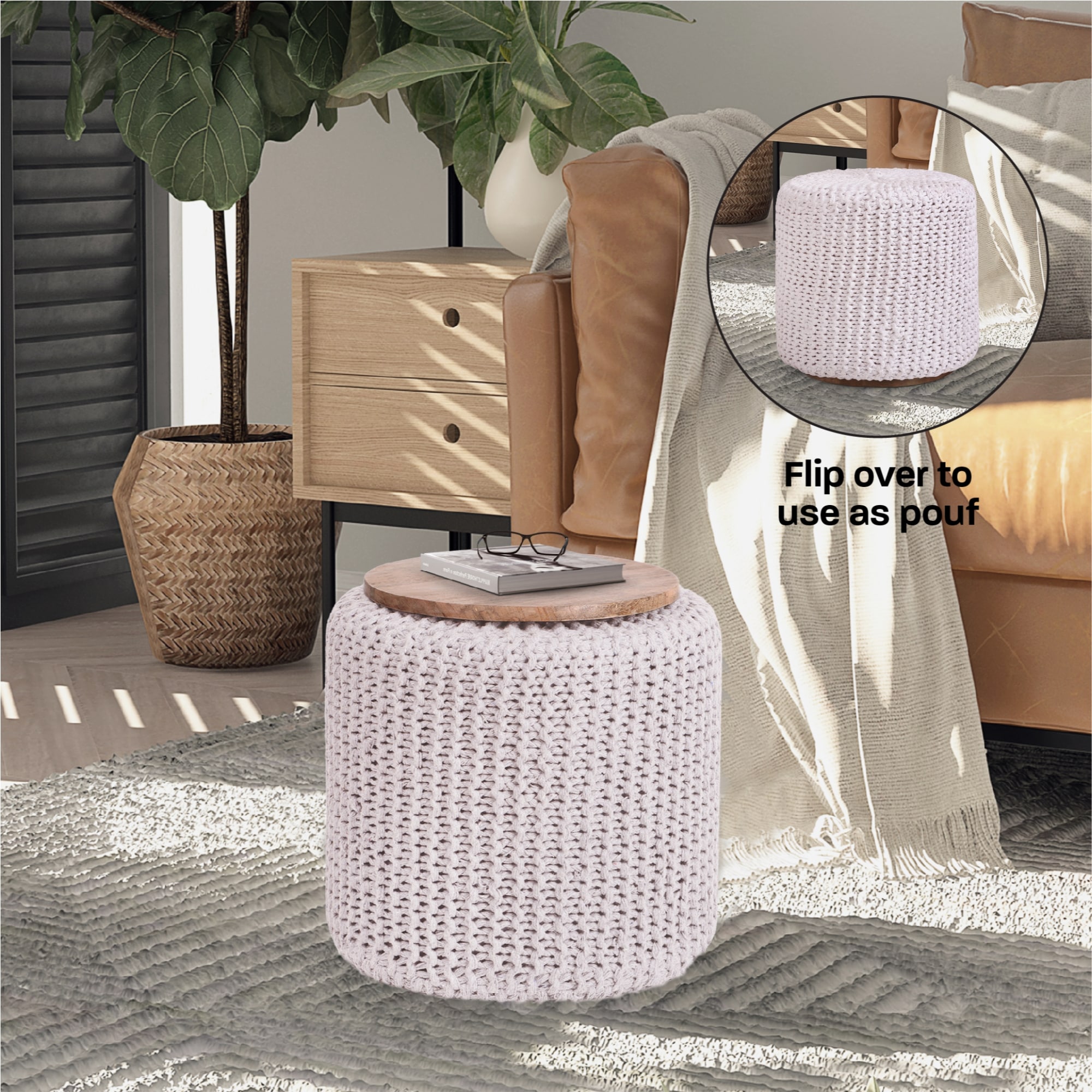 Loft Lyfe LPF411-21WE-LS Indoor-Ottomans - View #2