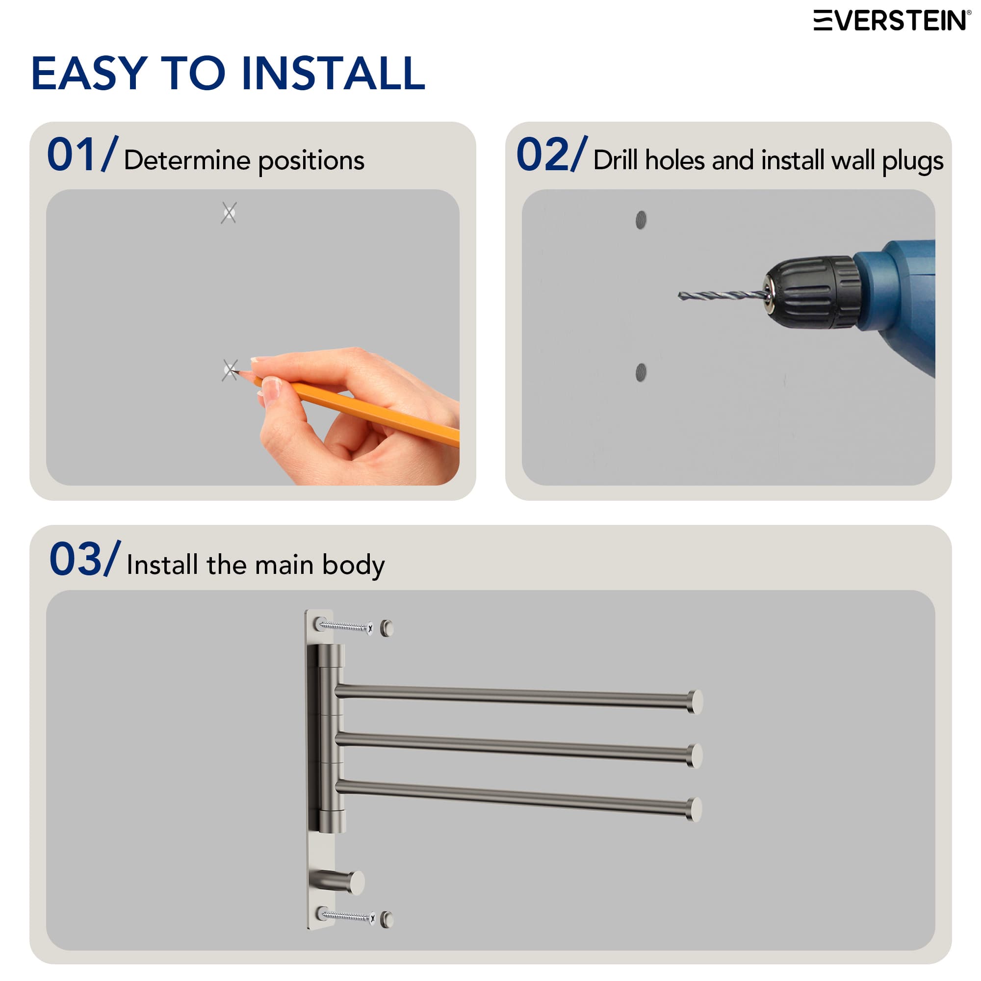 EVERSTEIN SFS-2007-NK Decorative-Bath-Hardware-Kits - View #8