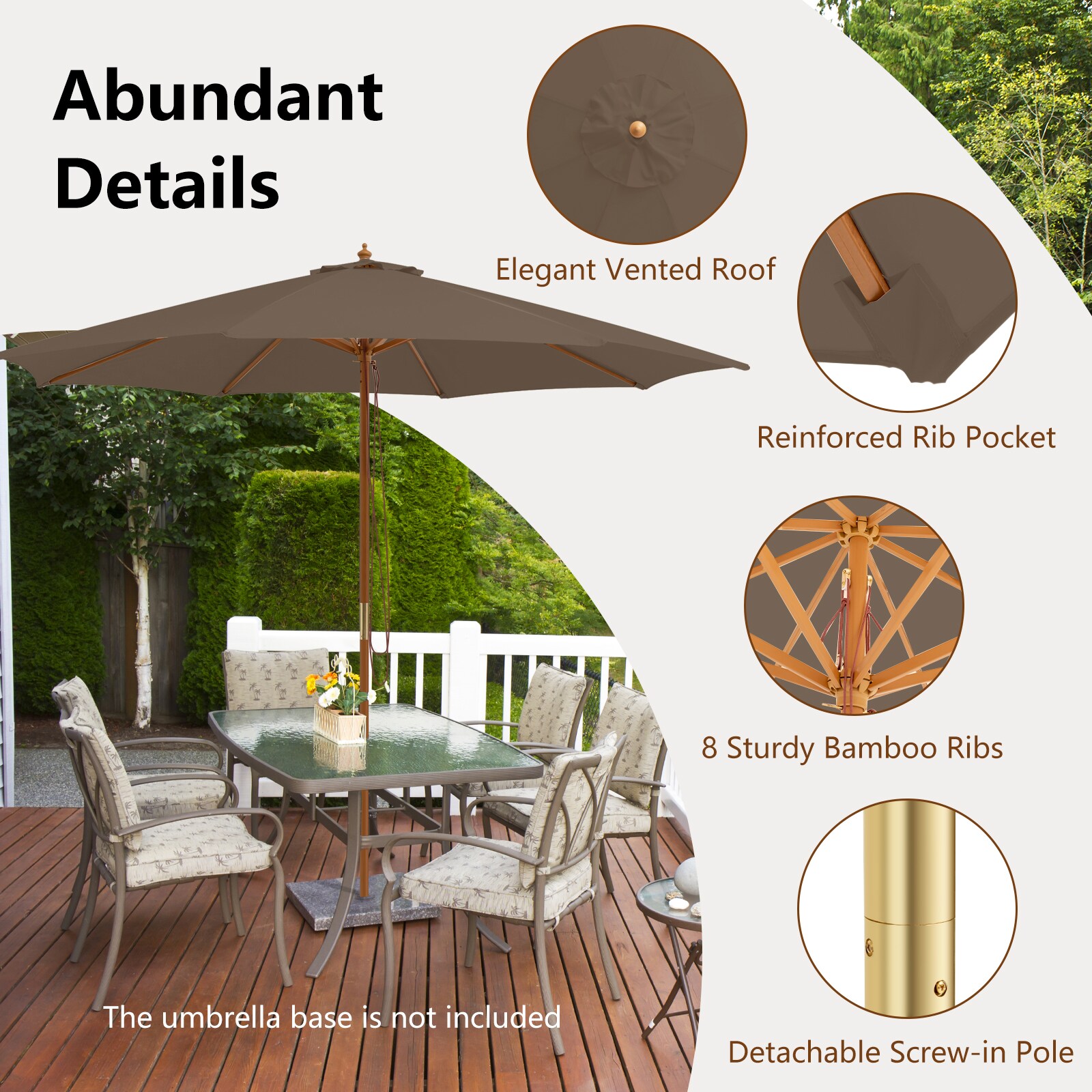 Slickblue D-CO-FC25701PN Umbrellas-2 - View #6