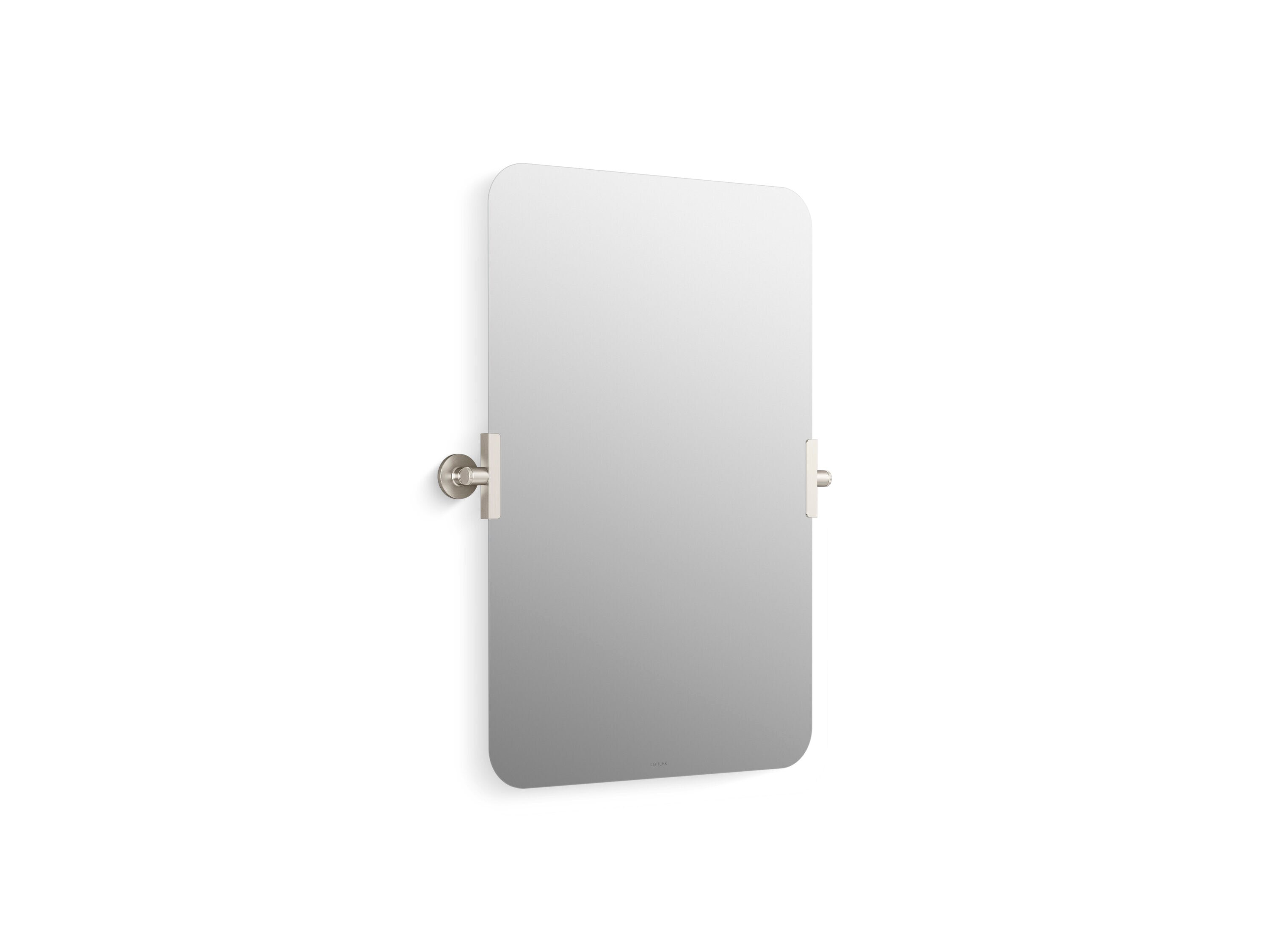 Allied Brass 21 in. x 26 in. Frameless Rectangle Ceiling Hung Mirror in  Satin Chrome CH-92-SCH - The Home Depot