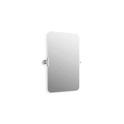 Non-Beveled Custom Wall Mirror, Brushed Nickel Frame - On Sale - Bed Bath &  Beyond - 32167303