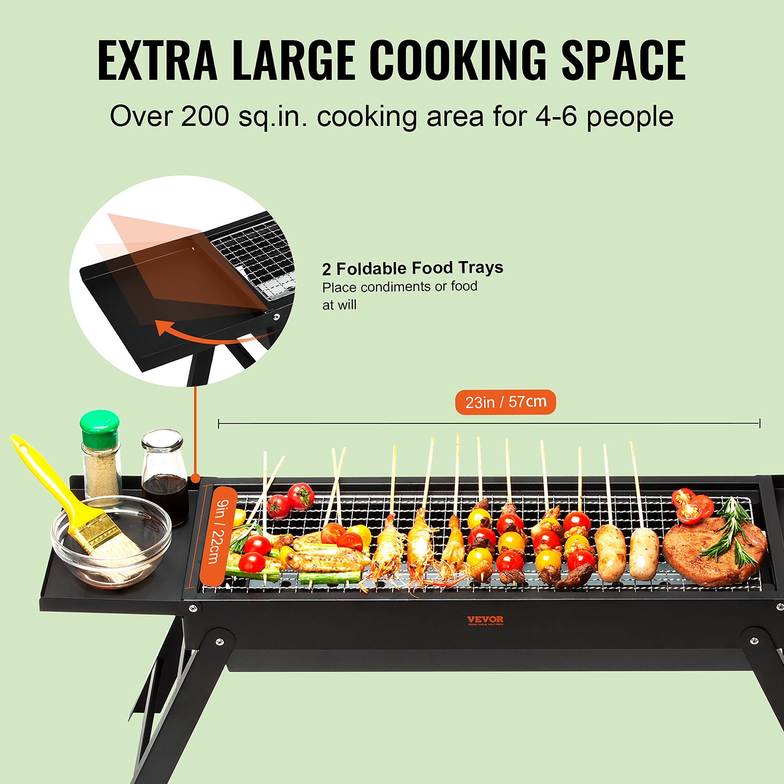 VEVOR ZDSMTKJC249CMNPGAV0 Tabletop-Grills - View #5
