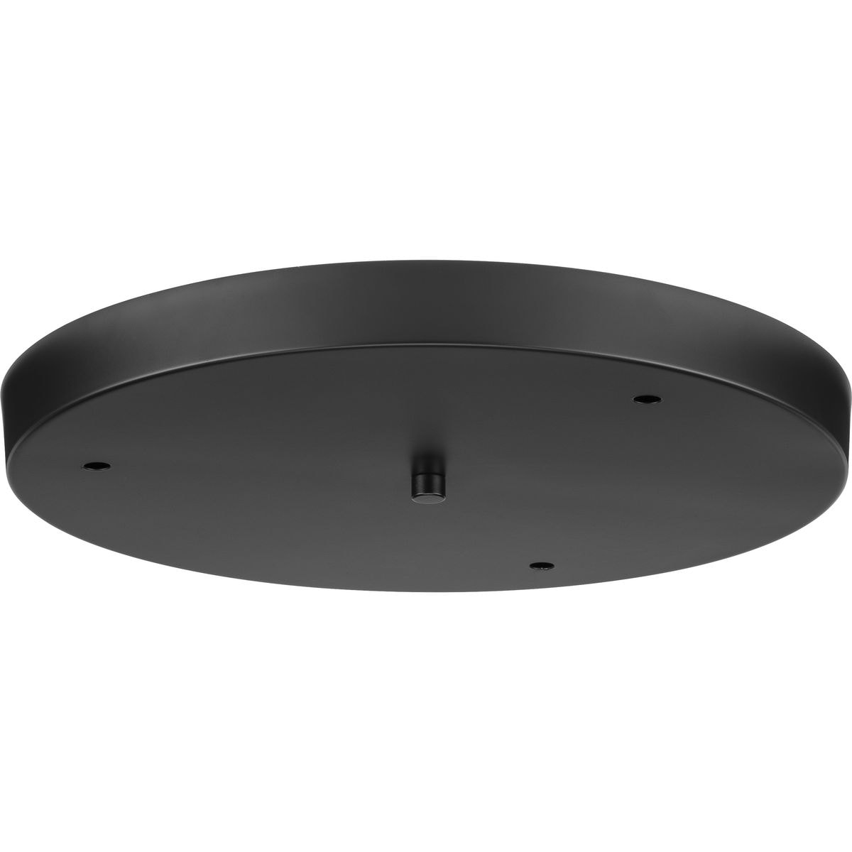 Progress Lighting P8403-31M 15.50-Inches Matte Black Accessory Canopy Steel Ceiling Light Mount