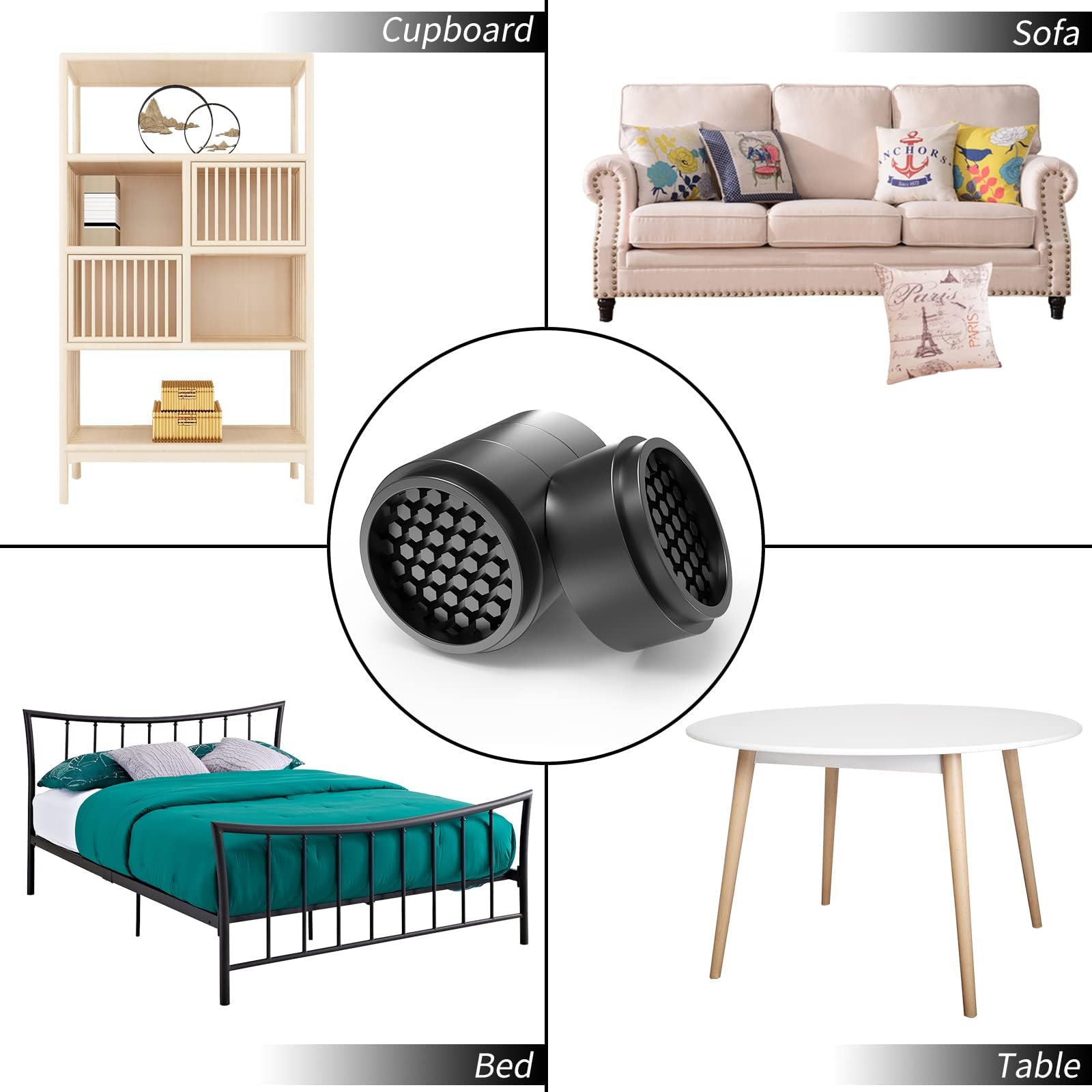 Yichuhaoxi LYI0804Y287 Bed-Risers - View #6