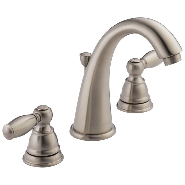 Peerless Claymore Oil-Rubbed Bronze 2-handle Widespread WaterSense Bathroom Sink Faucet with Drain Peerless Claymore Oil-Rubbed Bronze 2-handle Widespread WaterSense Bathroom Sink Faucet with Drain