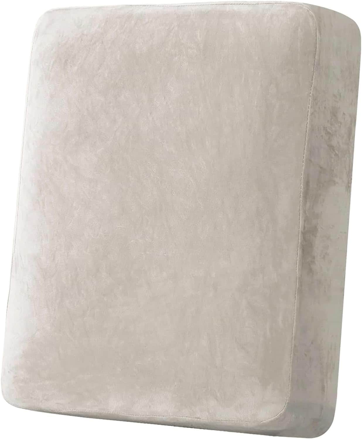 H.Versailtex -  Velvet Stretch Sofa Cushion Cover Plush Slipcover Fits 196295 x 216305 x 210 in O...