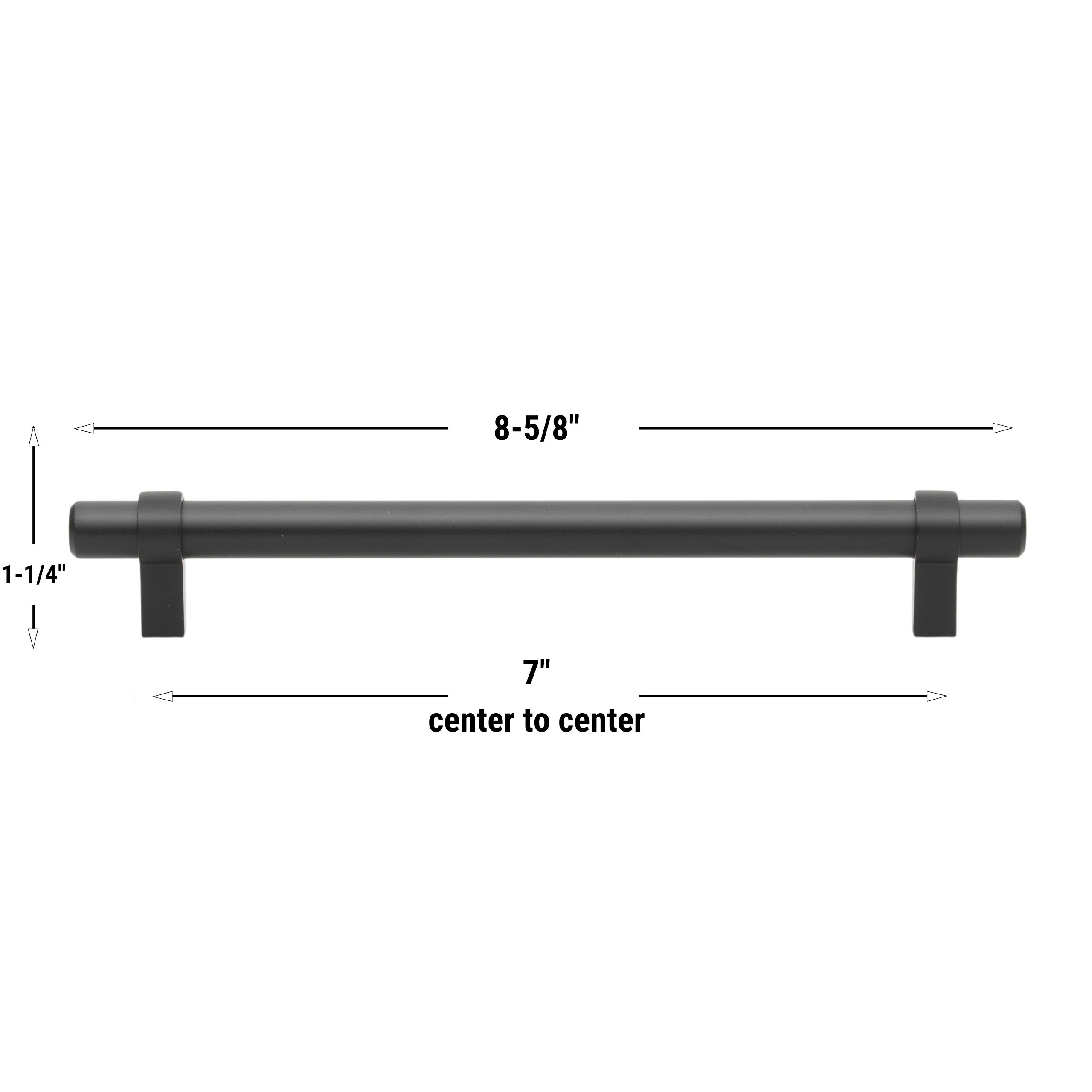GlideRite Hardware 4009-178-MB-5 Cabinet-Pulls - View #4