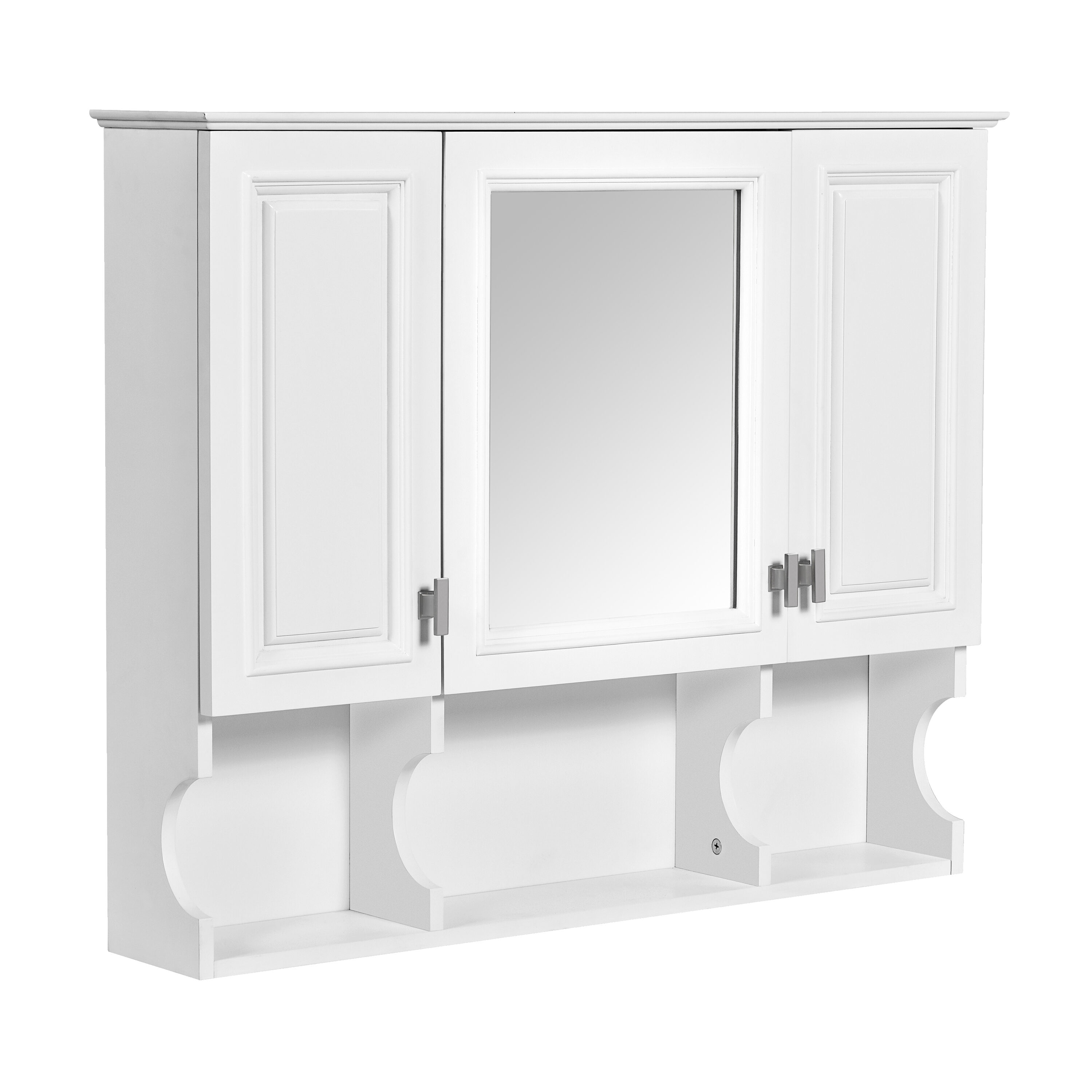 Hrinhom BA16-WHITE Bathroom-Wall-Cabinets - View #4