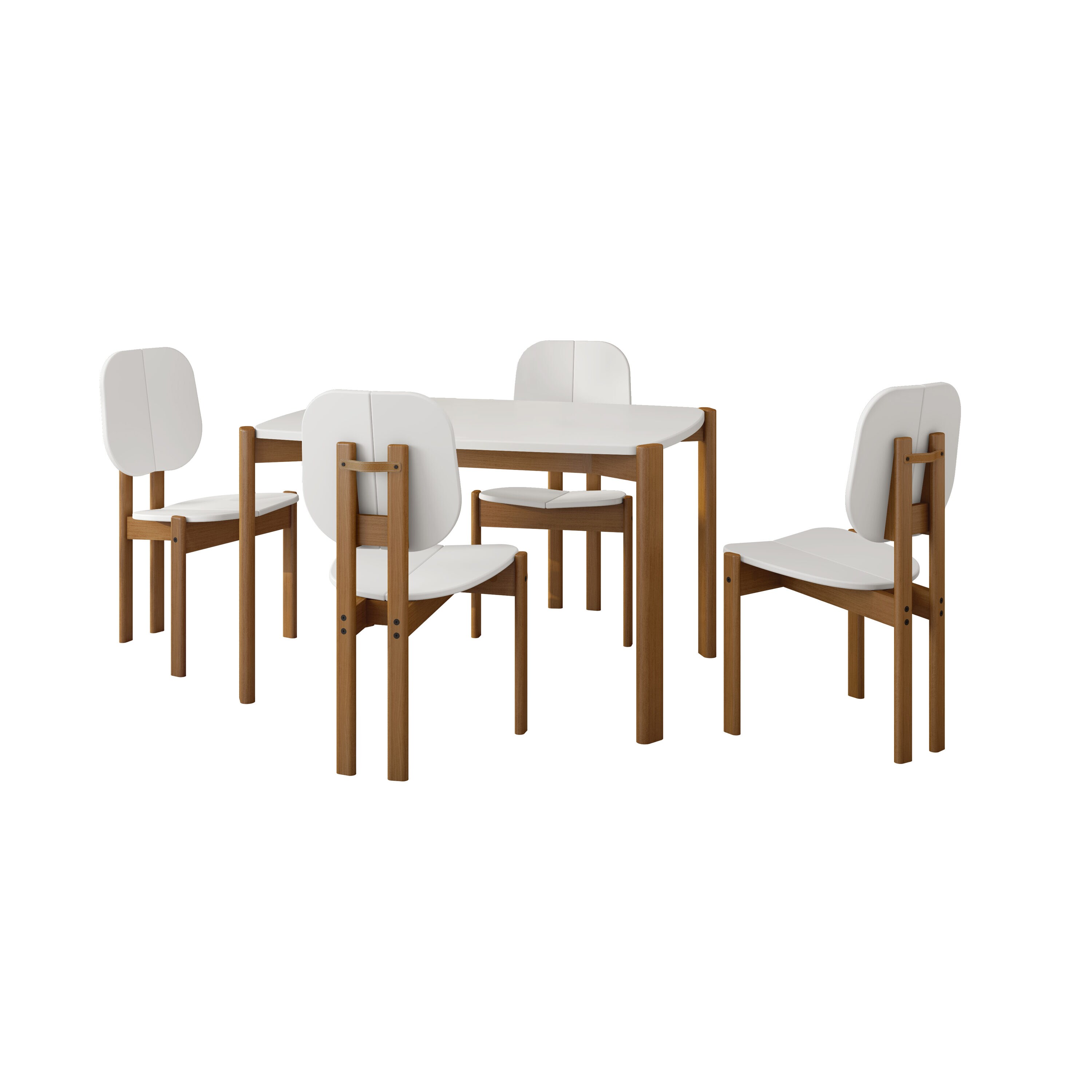 Manhattan Comfort 4-DT-82901-WH Dining-Sets - View #2
