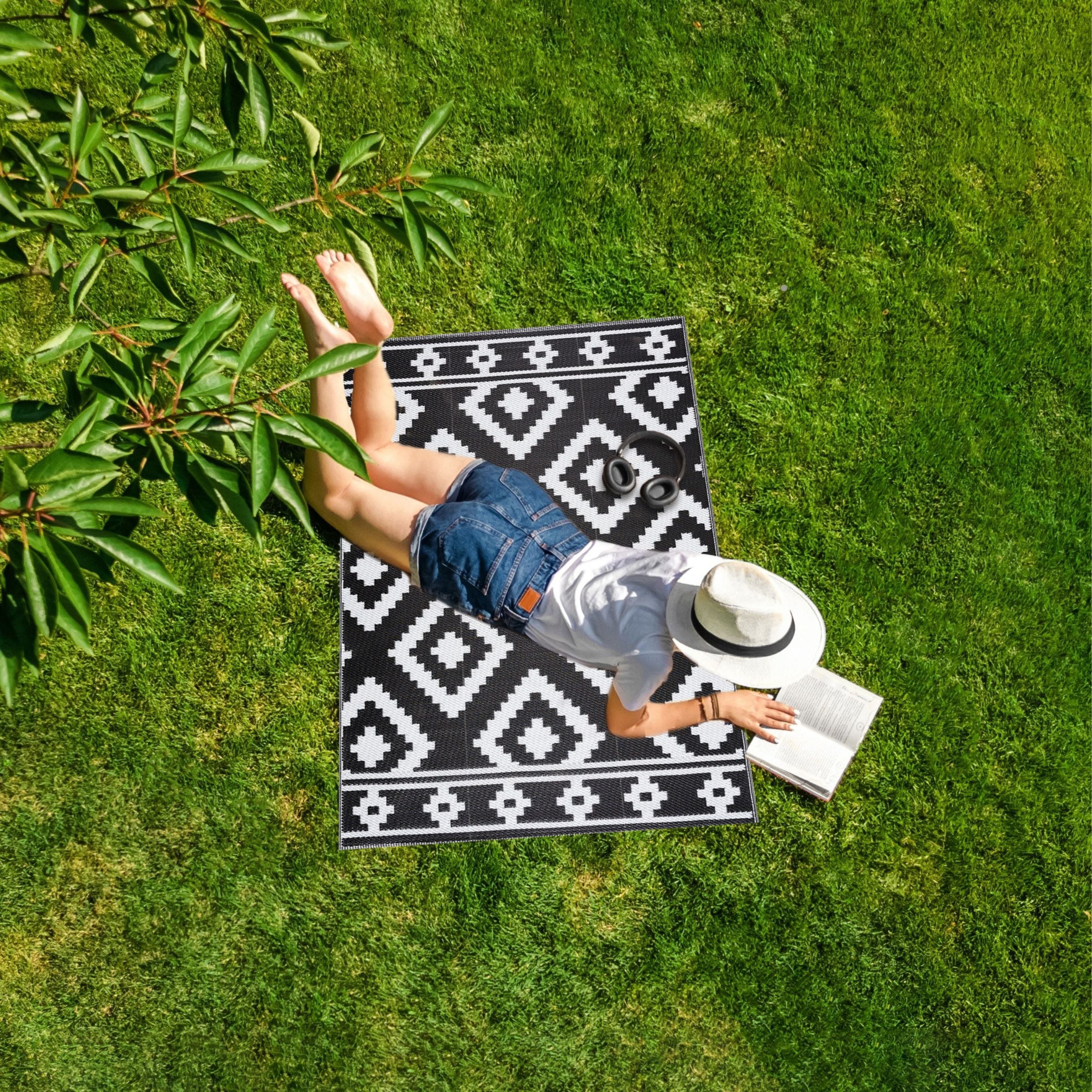 Playa Rug PLY-F-MLN-BW-6X9 rugs - View #3