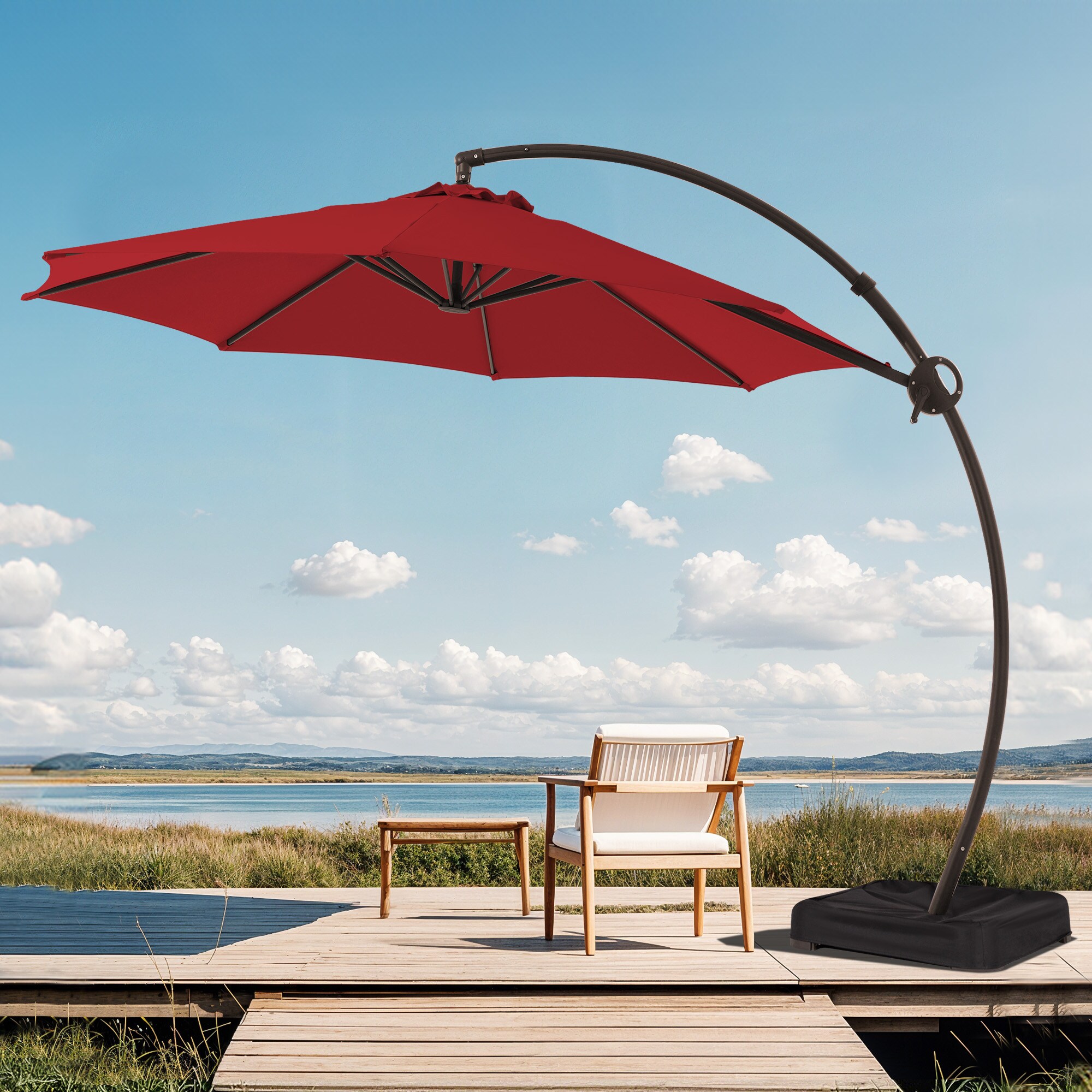 JEAREY JE-LKZLM-13FT-RD Umbrellas-2 - View #2