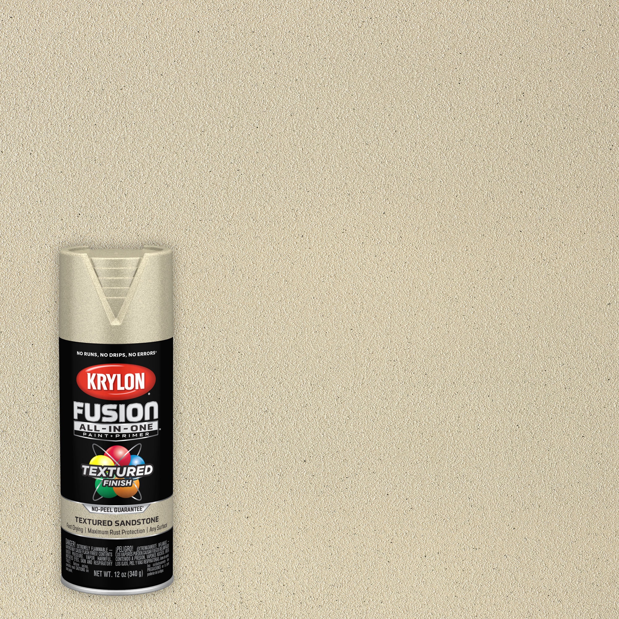 12 Oz Sandstone Textured Stops Rust Spray Paint [Set of 6