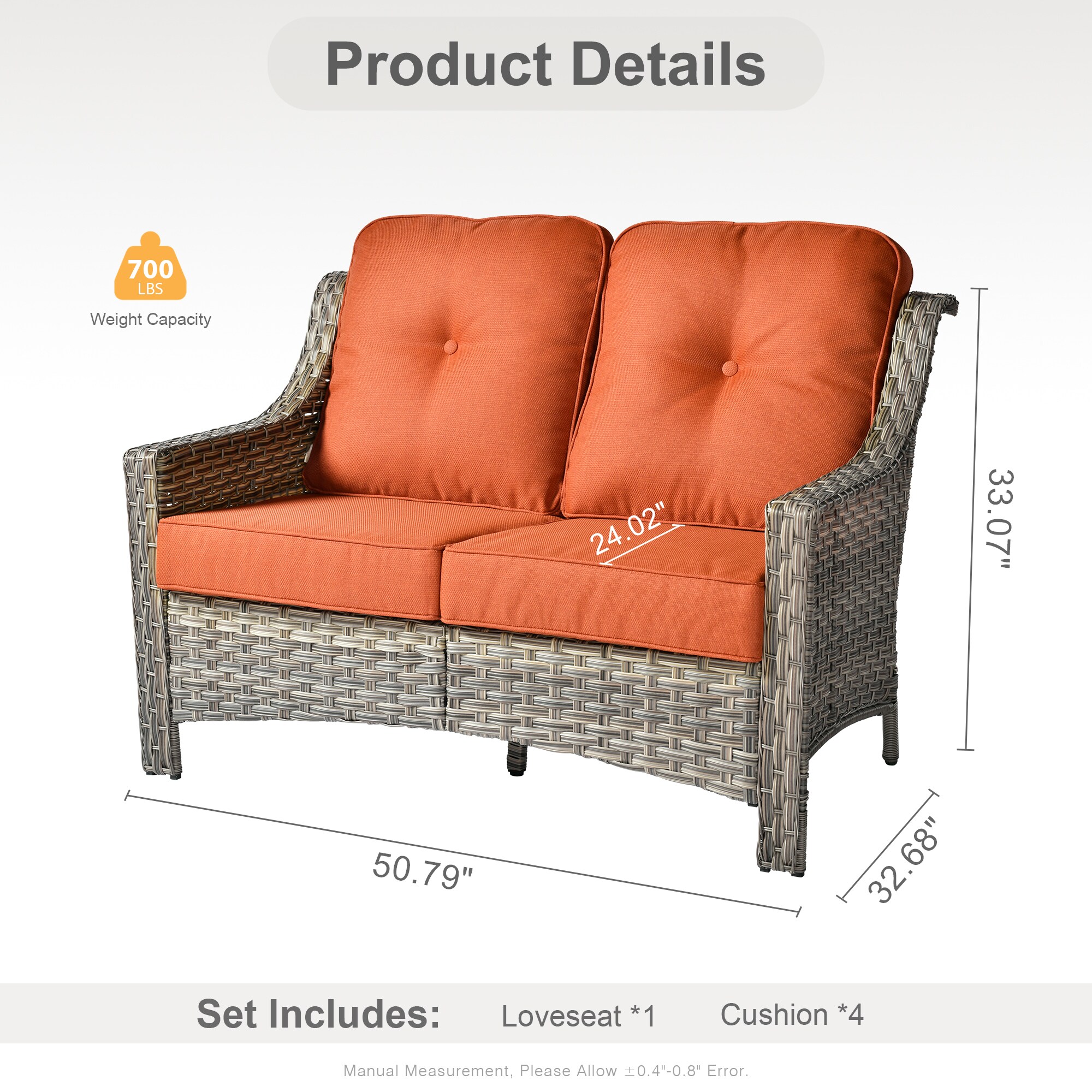 weaxty HMBPAD80C-5 Patio-Sofas-Daybeds - View #4