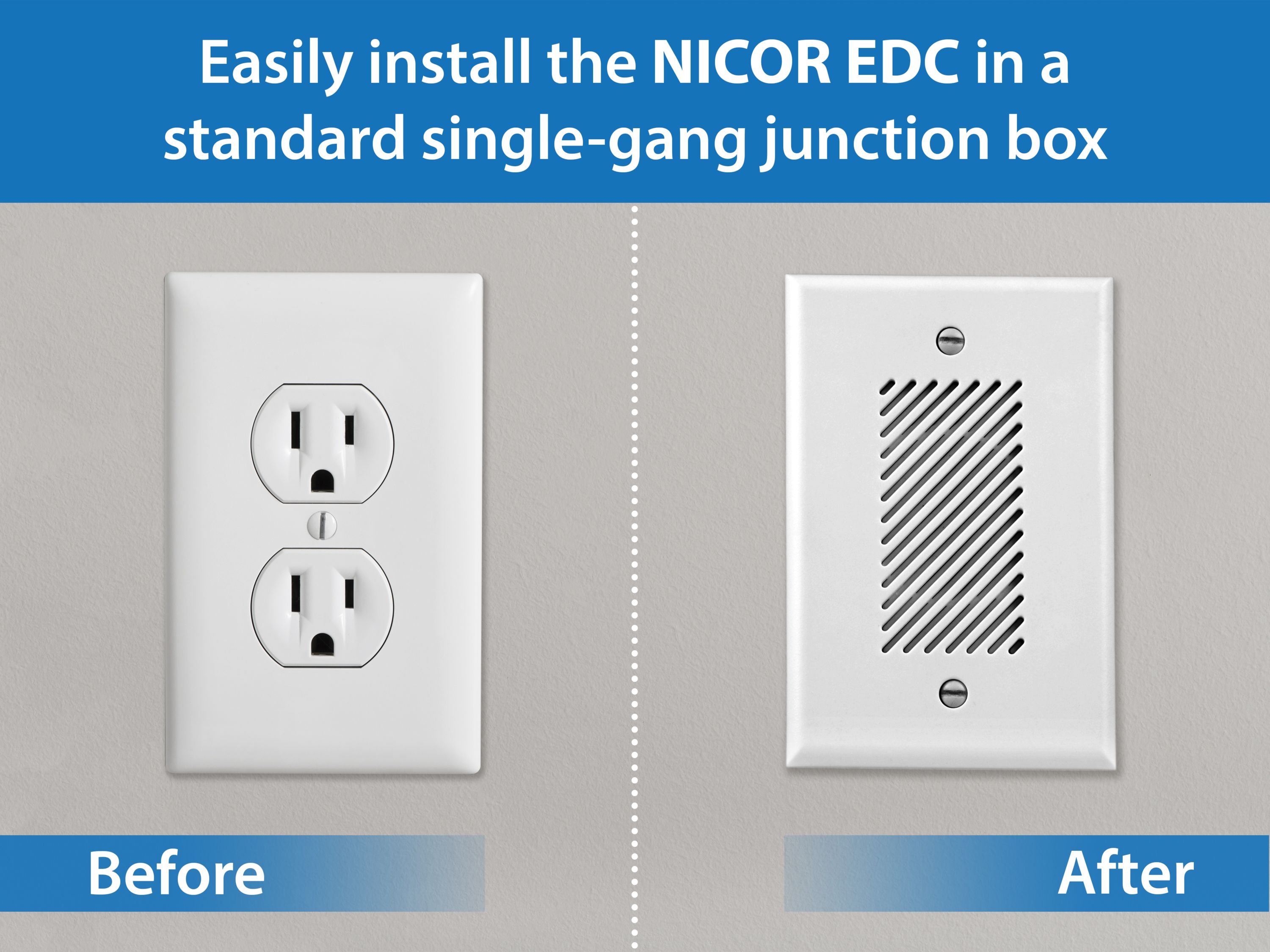 EDC – Single-Gang Electronic Door Chime – NICOR Lighting