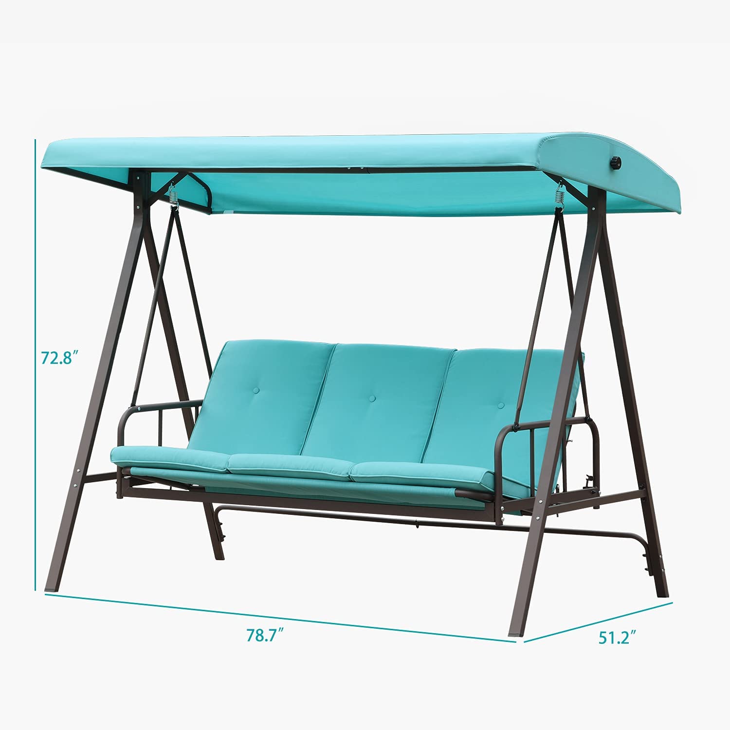 Aoodor A052-PBUBN Swing-Gliders - View #2