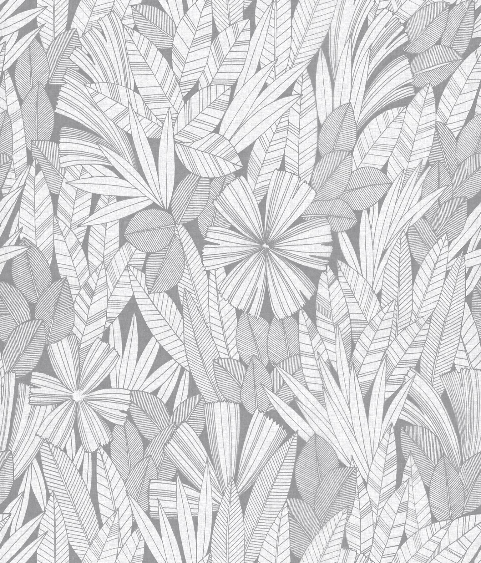 A-Street Prints 4081-26344 Happy 56.4-Sq. Feet Grey Non-woven Ivy/Vines Unpasted Wallpaper