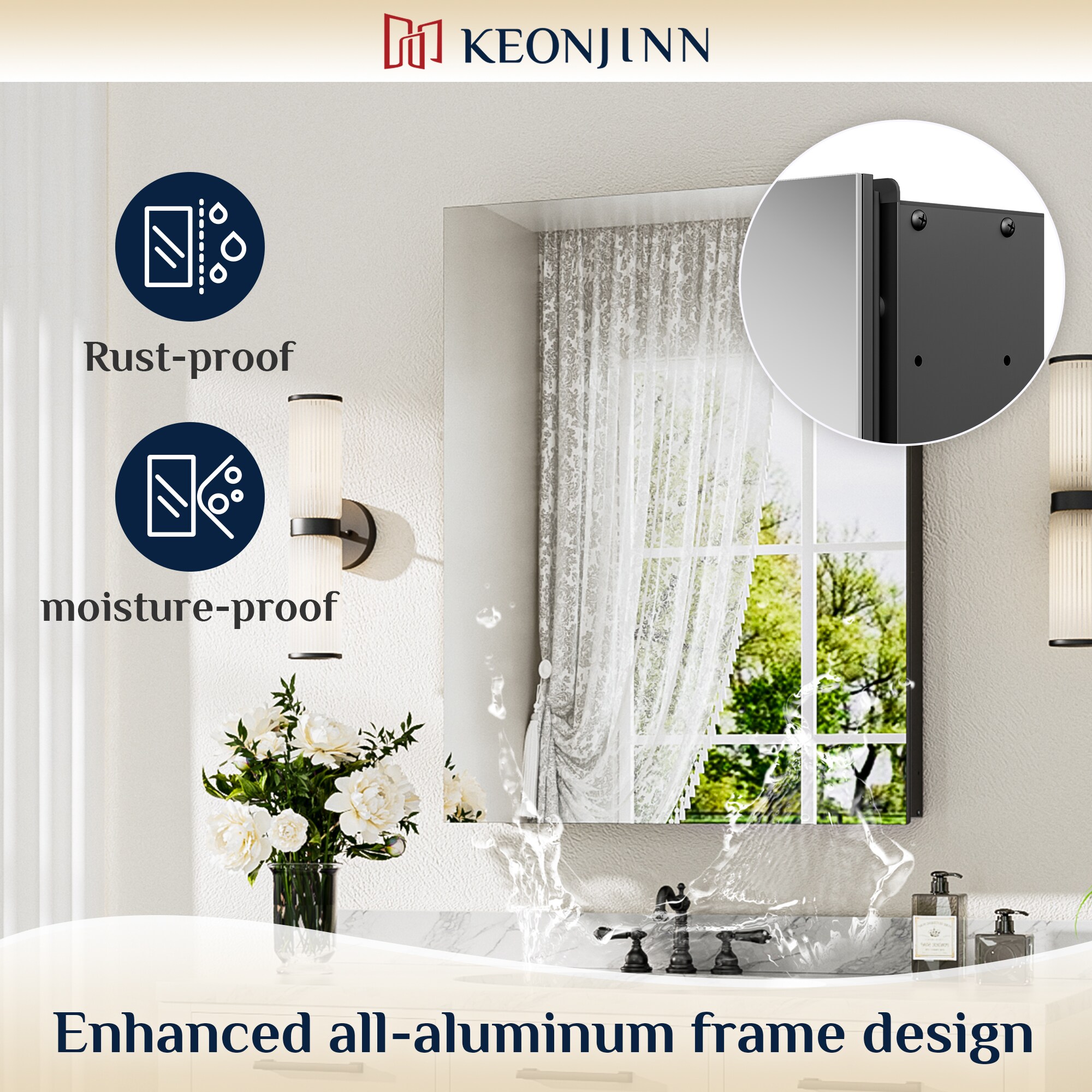 TETOTE LSC-TE-1418BK-M11 Bathroom-Medicine-Cabinets - View #6