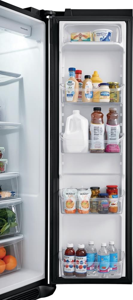 Frigidaire 22-cu ft Side-by-Side Refrigerator with Ice Maker, Water and ...