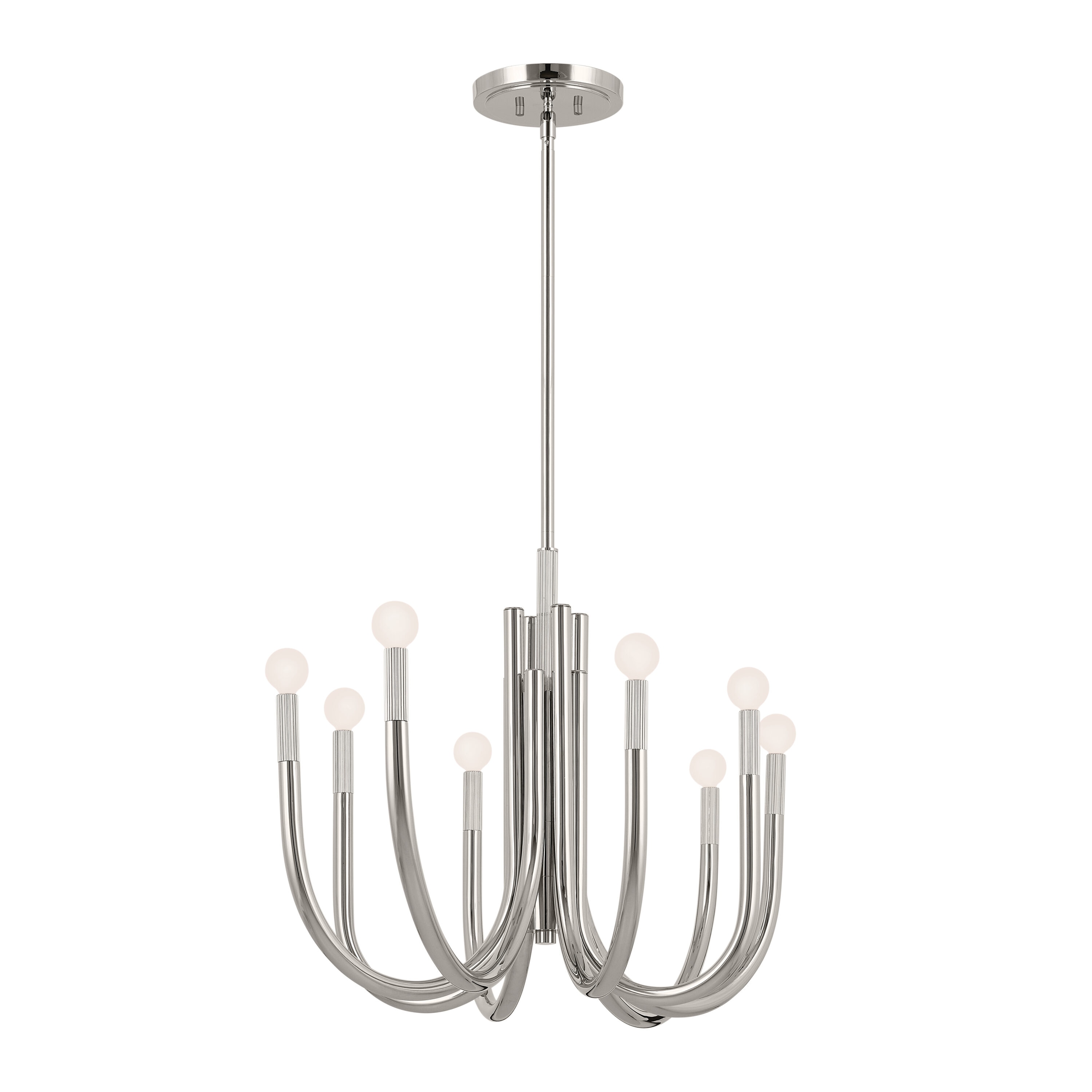 Kichler Odensa 8-Light Polished Nickel Modern/Contemporary Led; Dry ...