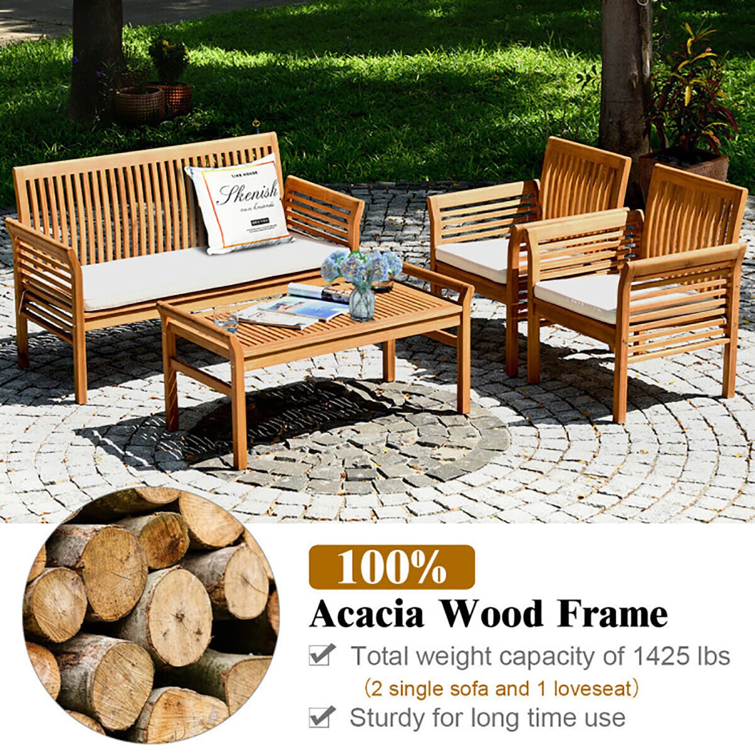 GZMR GZ-SME71G Patio-Conversation-Sets - View #6