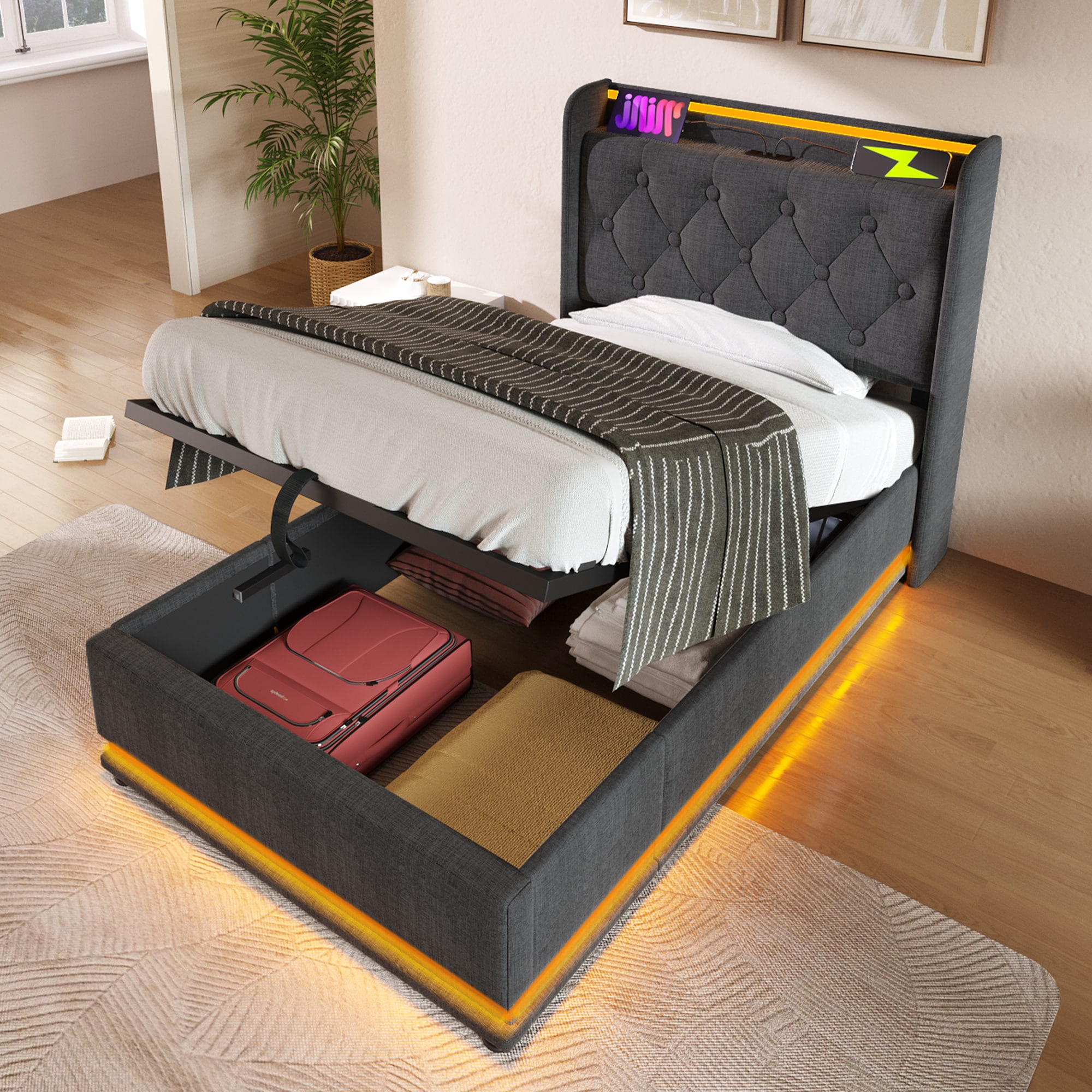 ModernLuxe L3P-N736P188805G beds - View #9