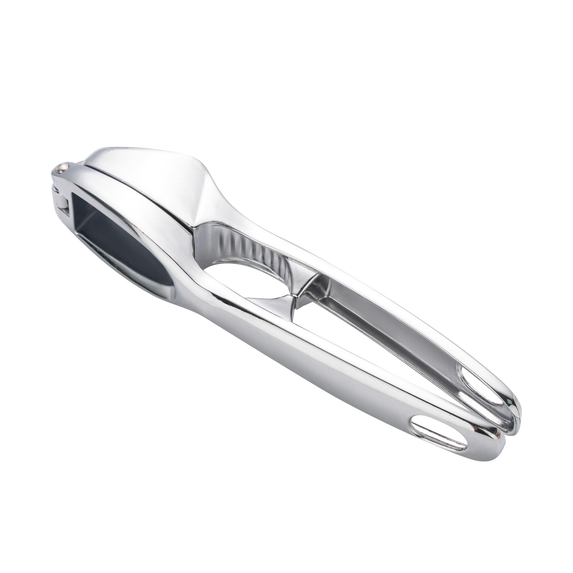 Aoibox  Zinc Alloy Double Lever Garlic Press with Extra Wide Ergonomic Handles Crushes Garlic Ginger and Nuts