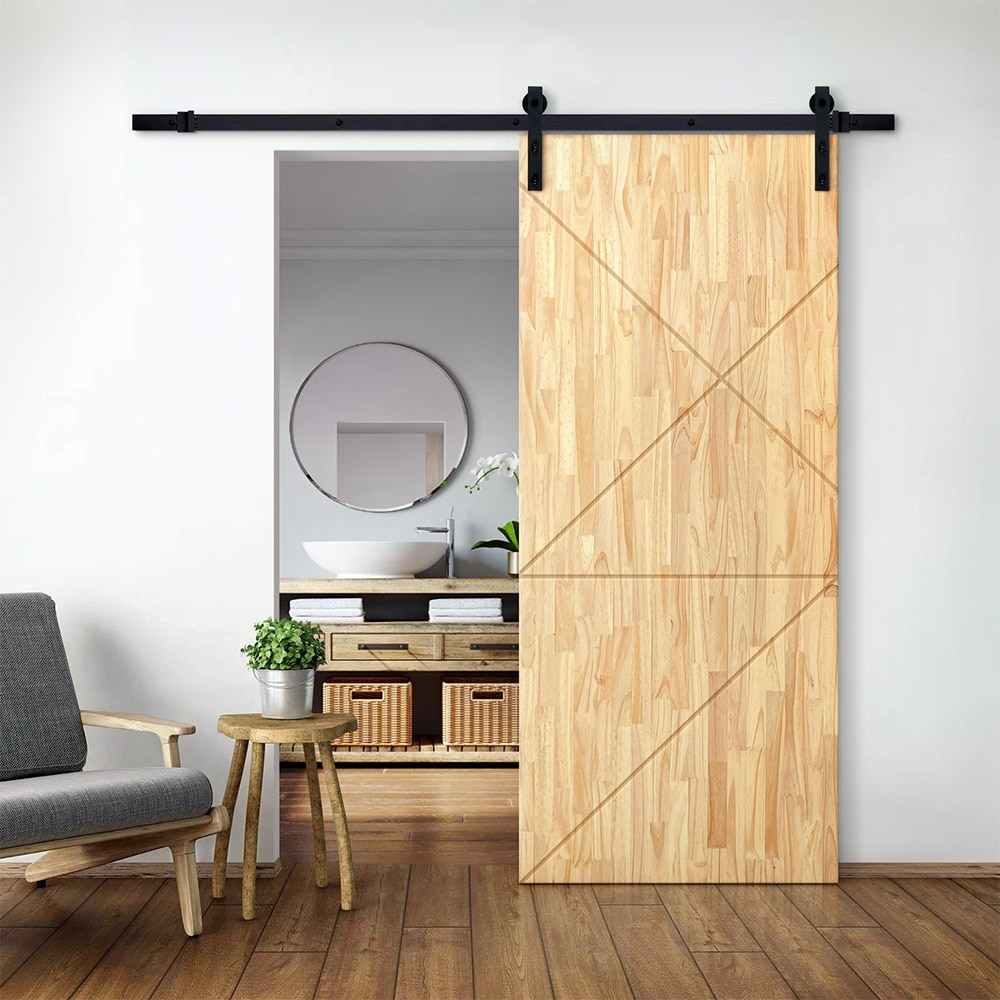 CALHOME SMK96+FJ229-96X42-UN Barn-Doors - View #2