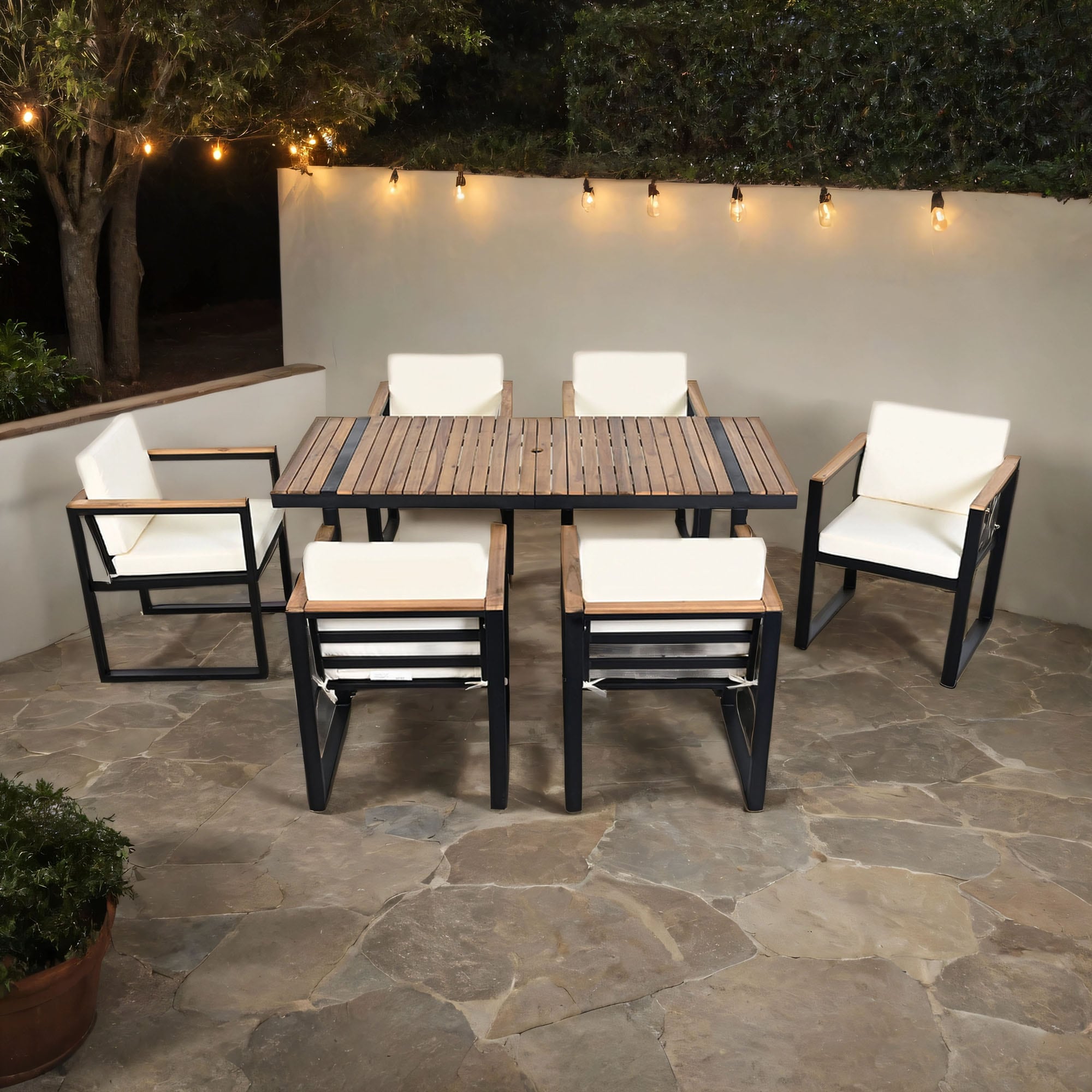 SINOFURN SYA020341BG Patio-Dining-Sets - View #2