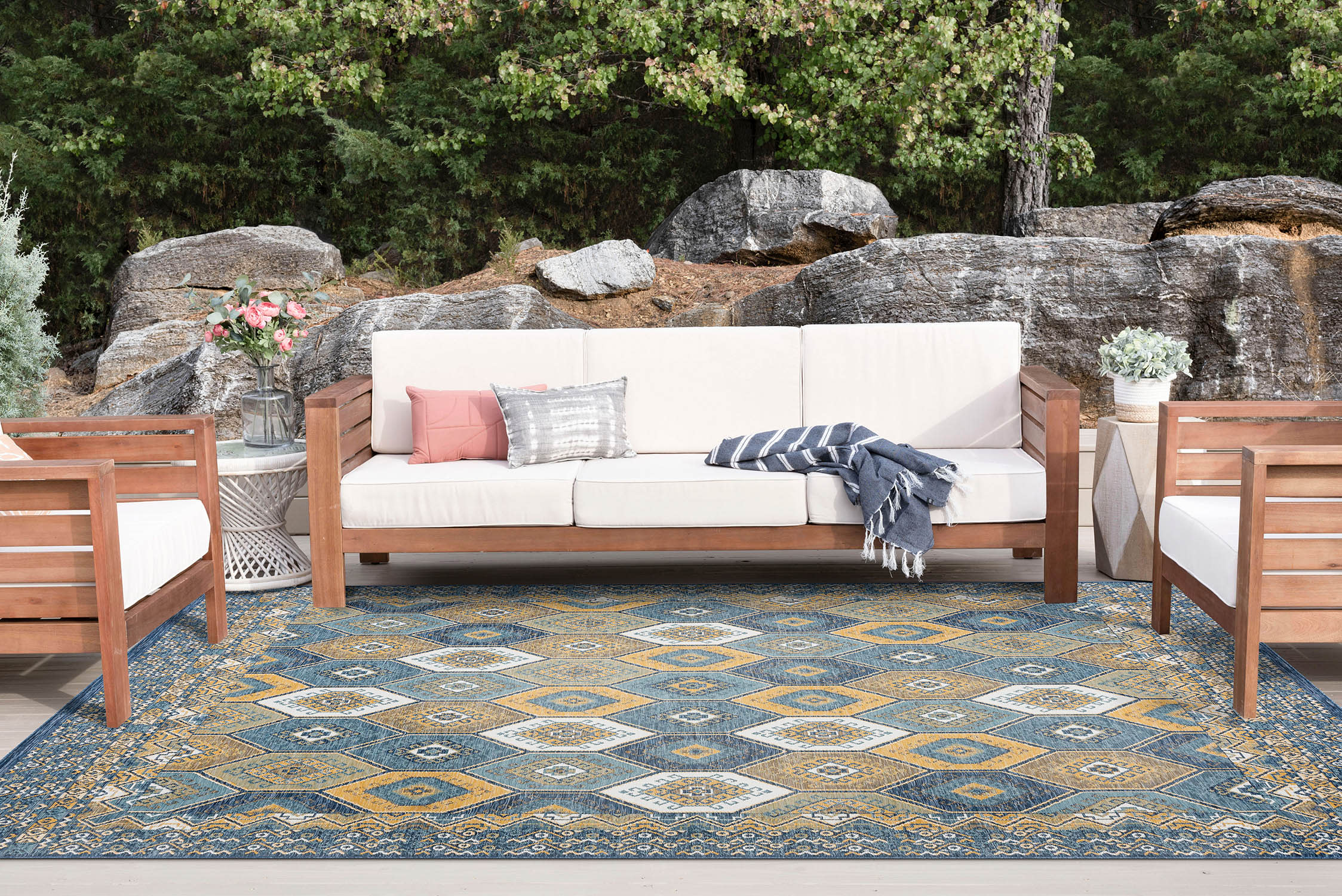 Tayse FLO1007 8X10 rugs - View #11