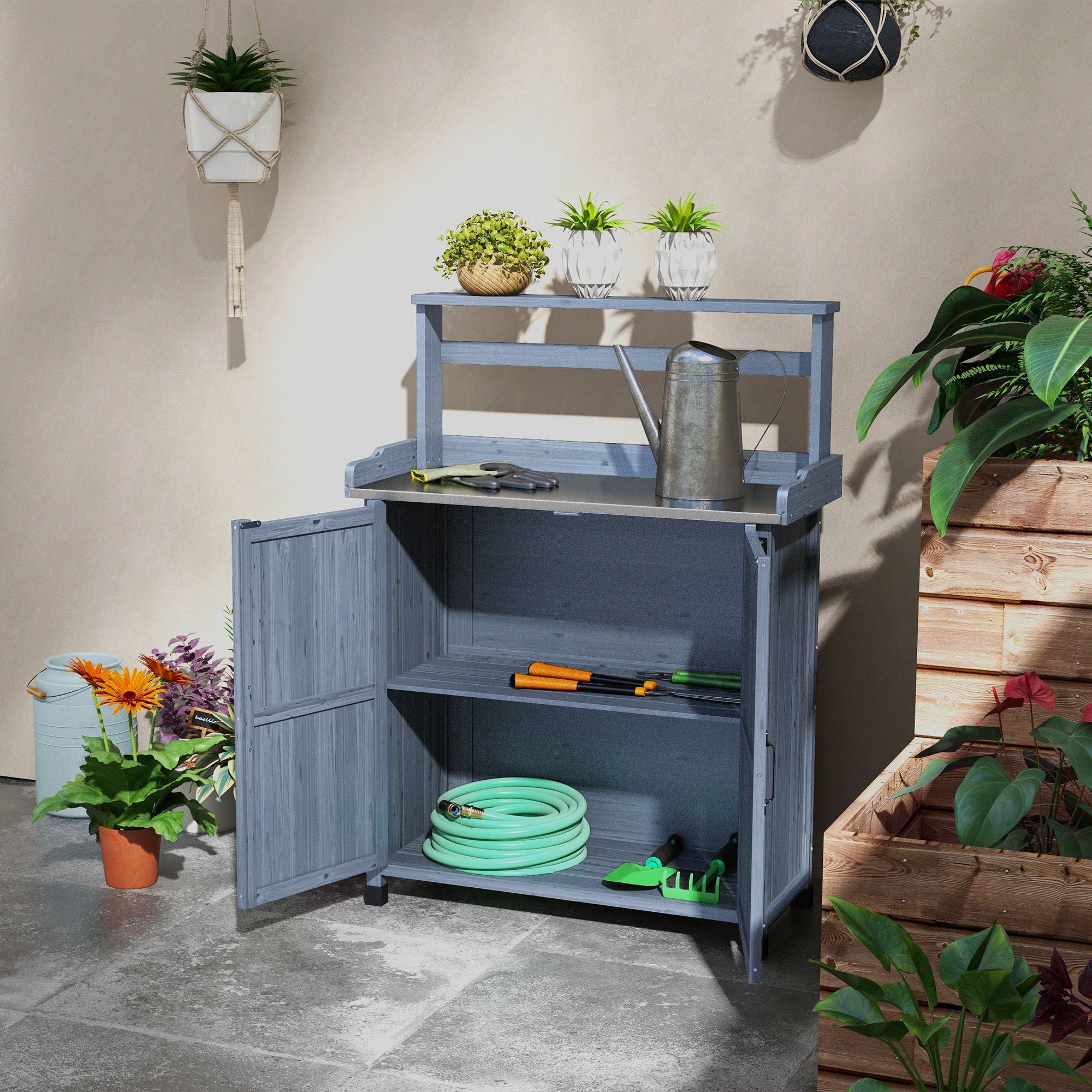 Kahomvis AOS-QPT2-484 Potting-Benches - View #2