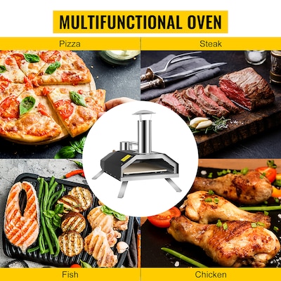 Removable Handle Perforated Pizza Pan, Detachable Handle With Perforated  Pizza Plate, Durable Iron Modern Frying Duck And Chicken Leg Pizza Making Pot  Pan, Portable Baking Outdoor Camping Grill Tray, Bbq Accessories 
