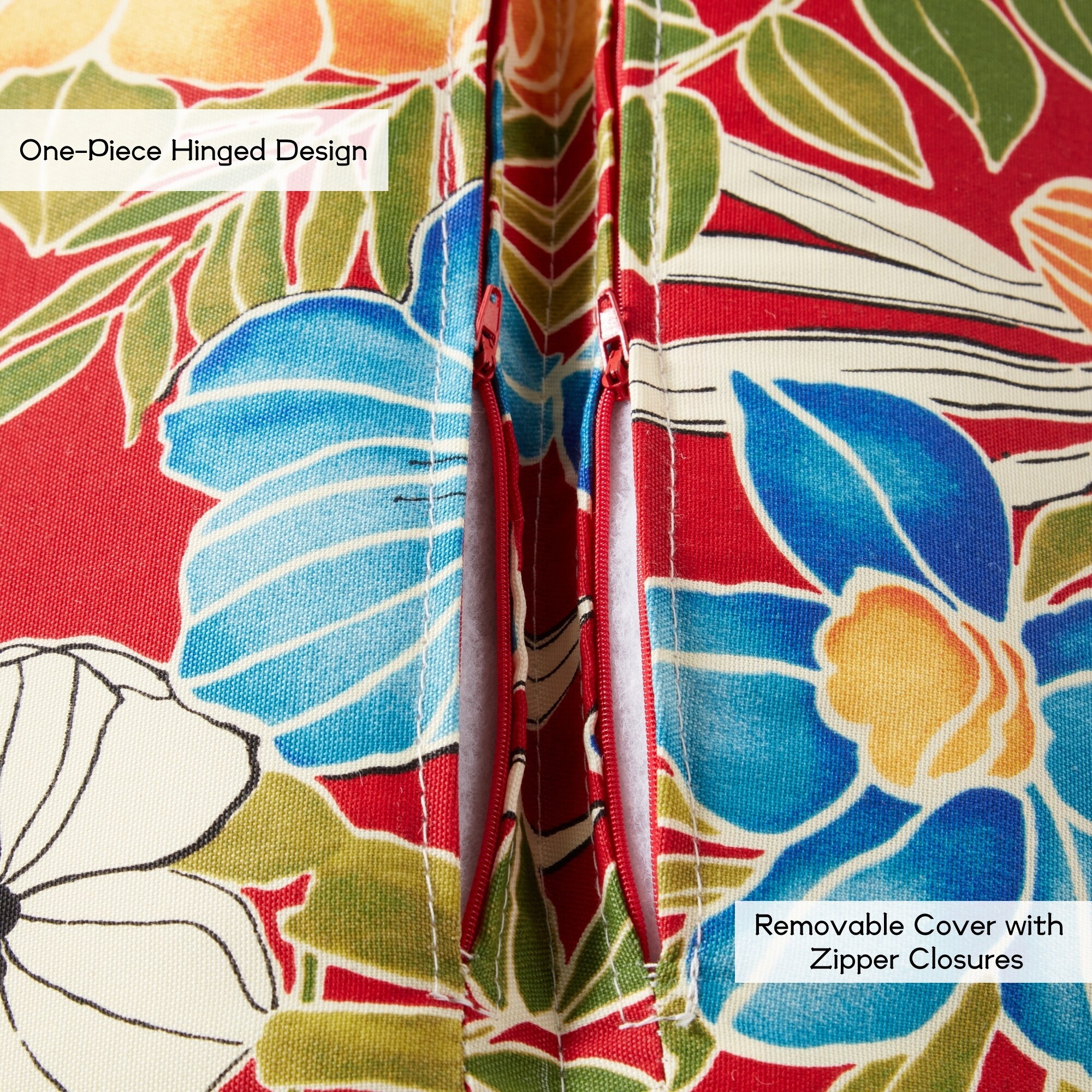 Greendale Home Fashions OP1900-ALOHA-RED Patio-Furniture-Cushions - View #4