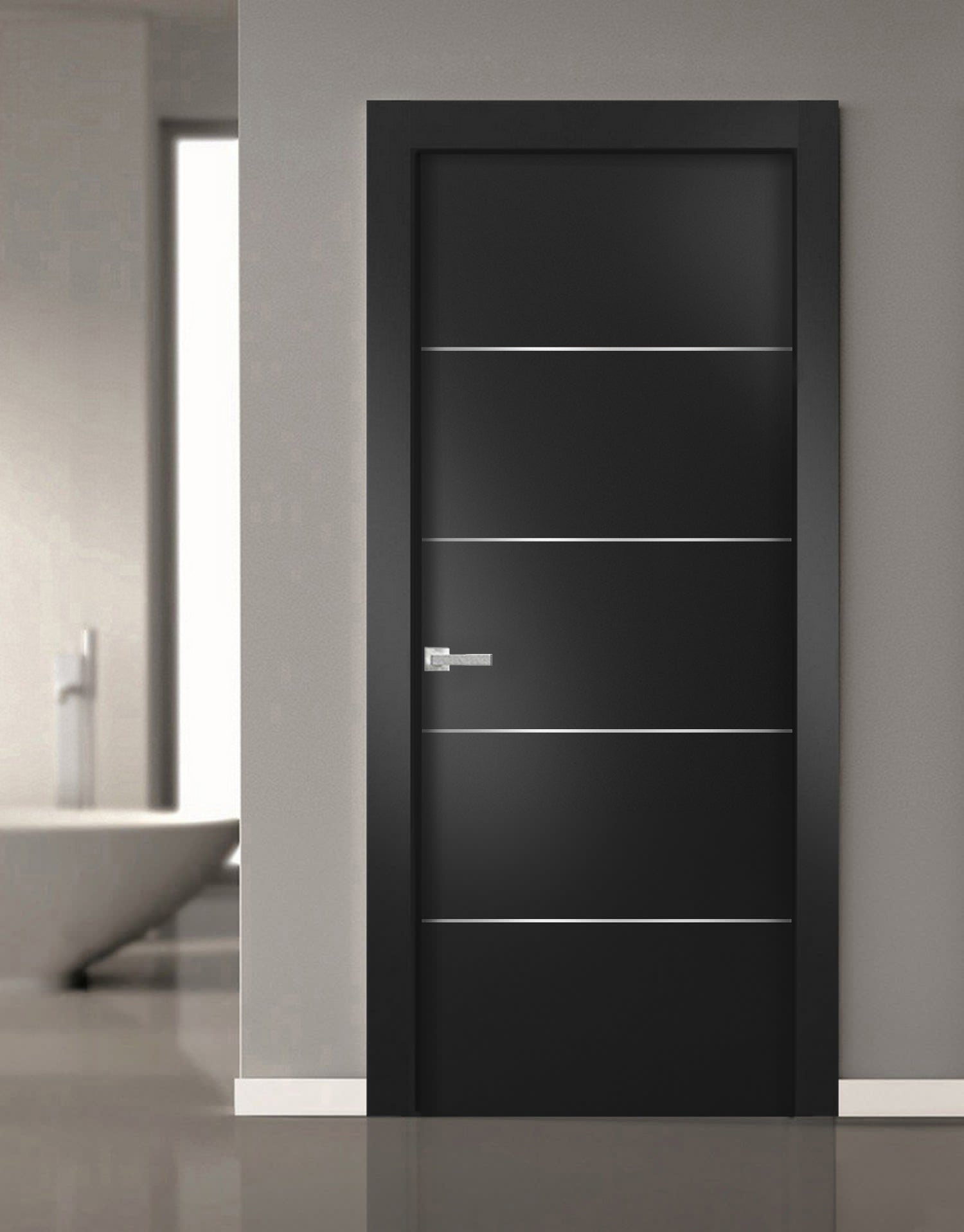SARTODOORS PL0020IDBLK1896 Bifold-Sliding-Closet-Doors - View #5