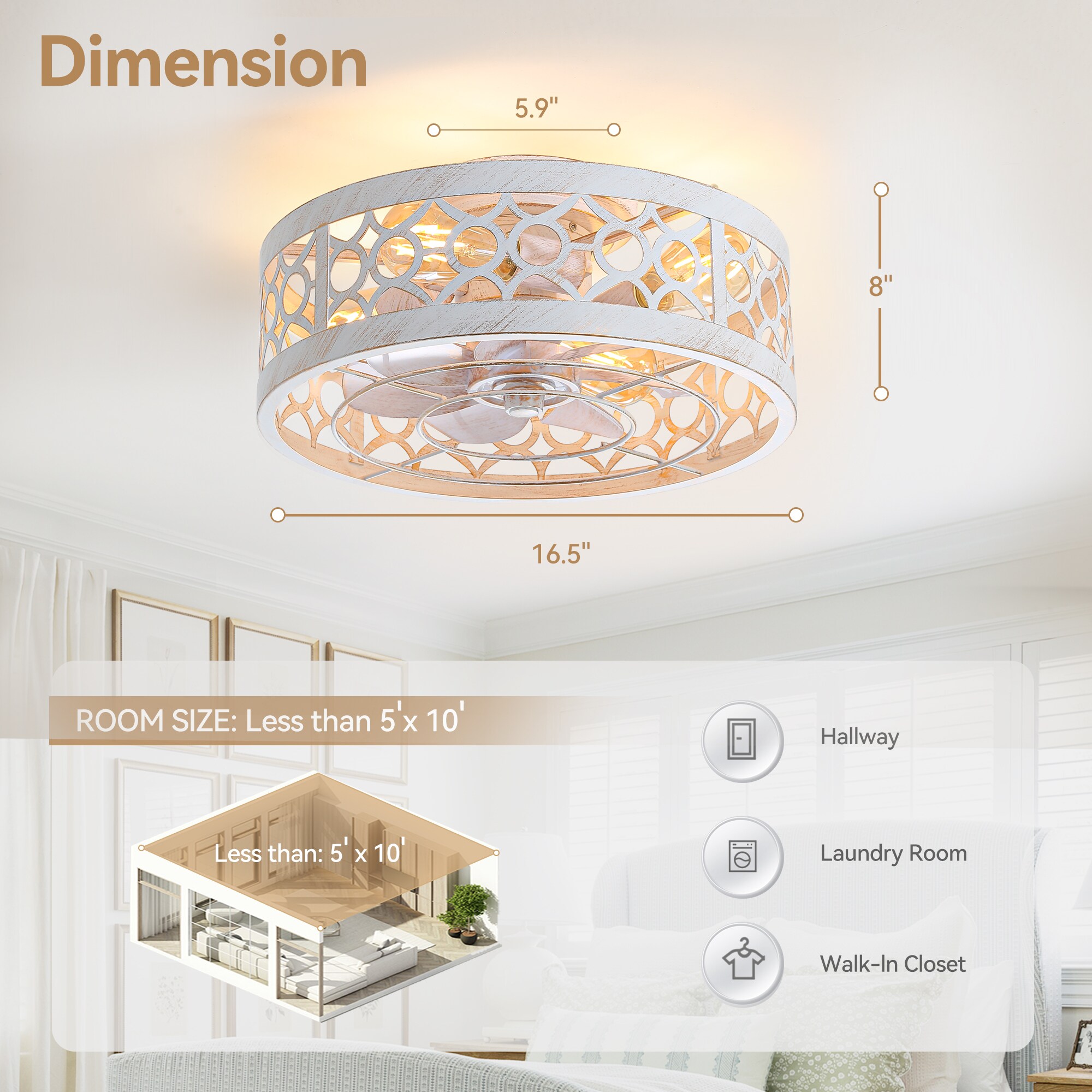 Breezary 35013-WG Ceiling-Fans - View #12