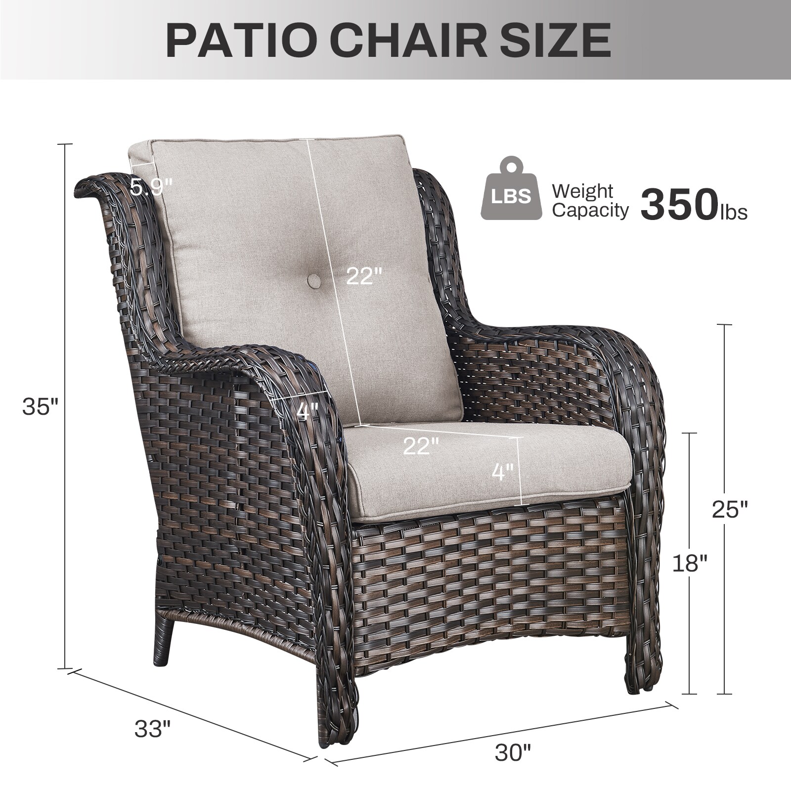 Pocassy PJ006-2 Patio-Chairs - View #3