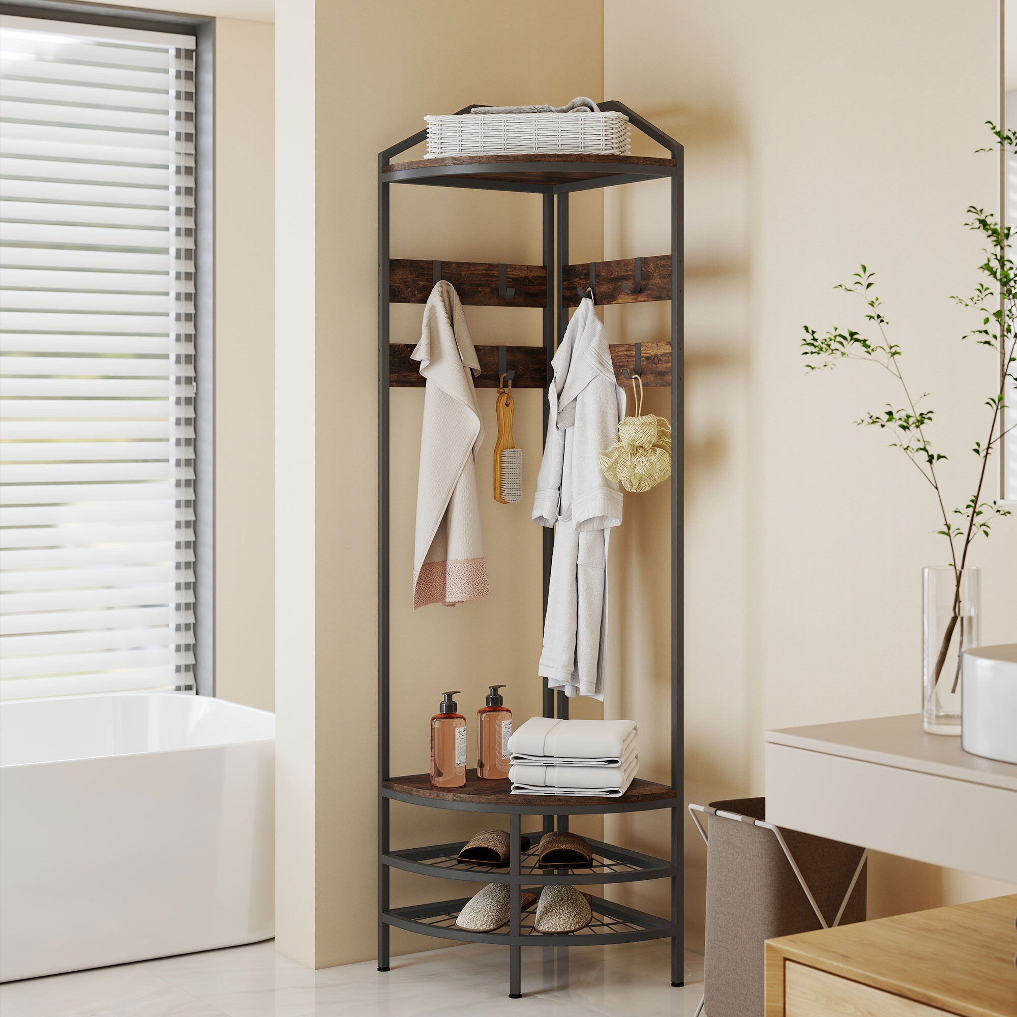HomCom 837-616V80RB Hall-Trees - View #9