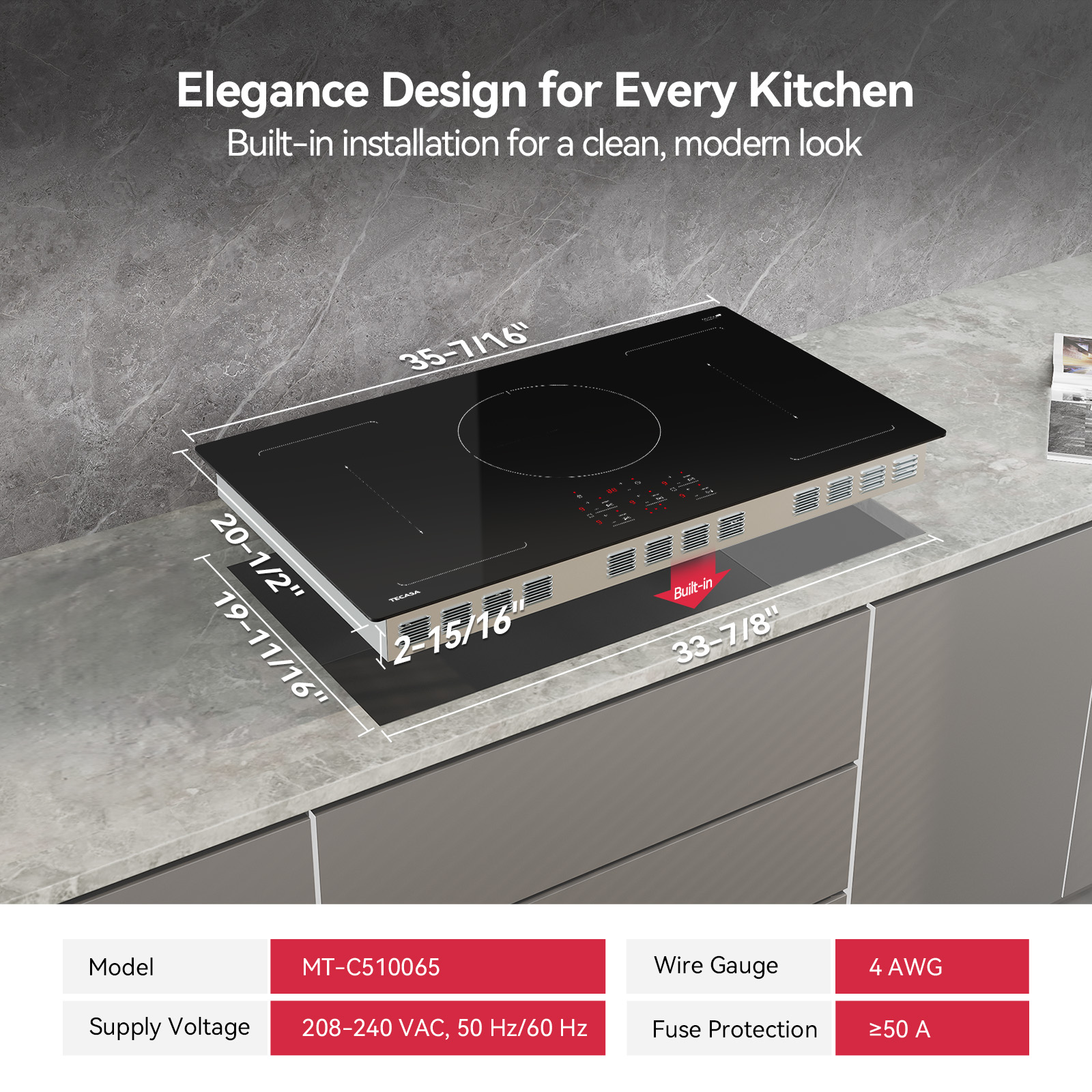 Tecasa MT-C510065 Induction-Cooktops - View #3
