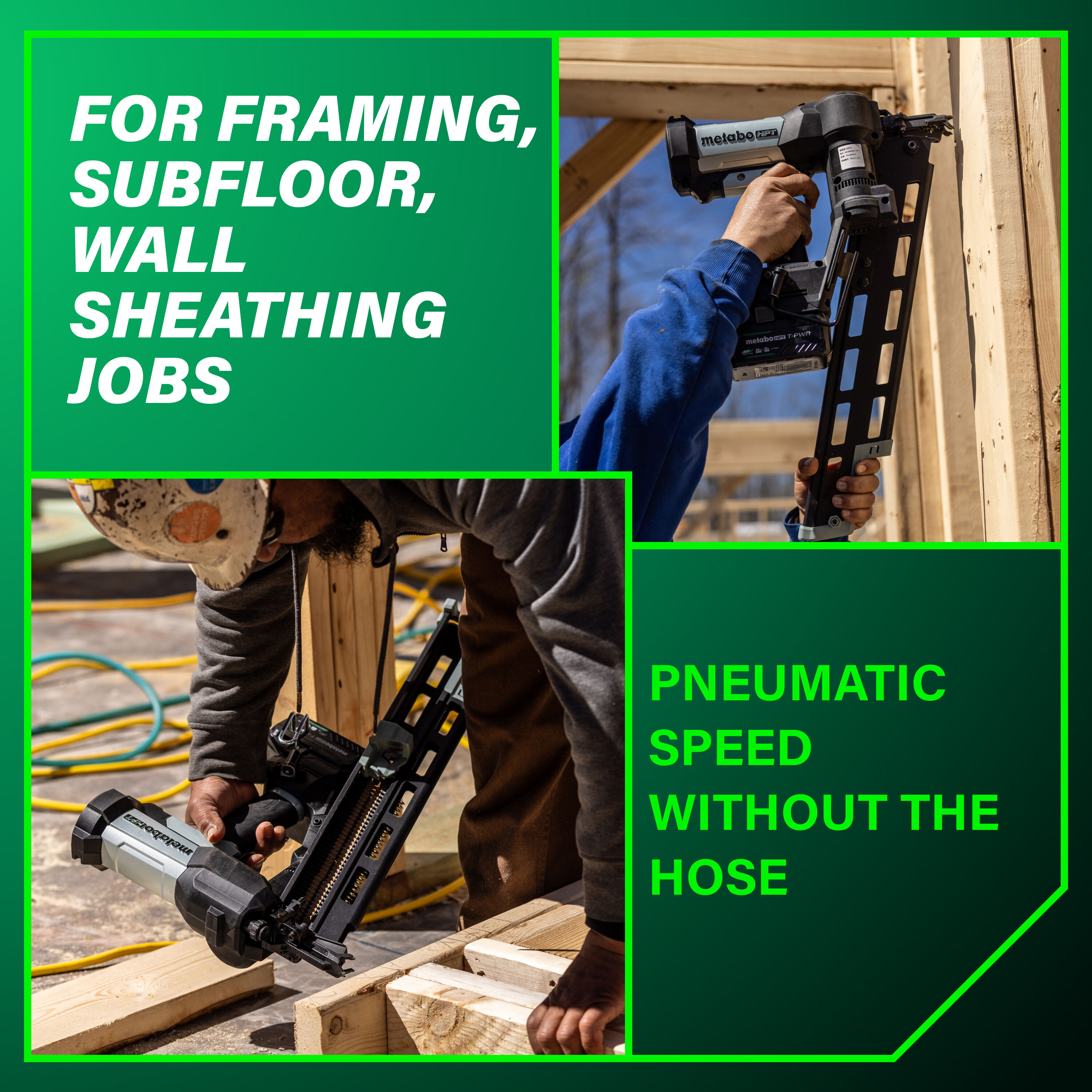 Metabo HPT NR1890DRBQRY Cordless-Nailer - View #3